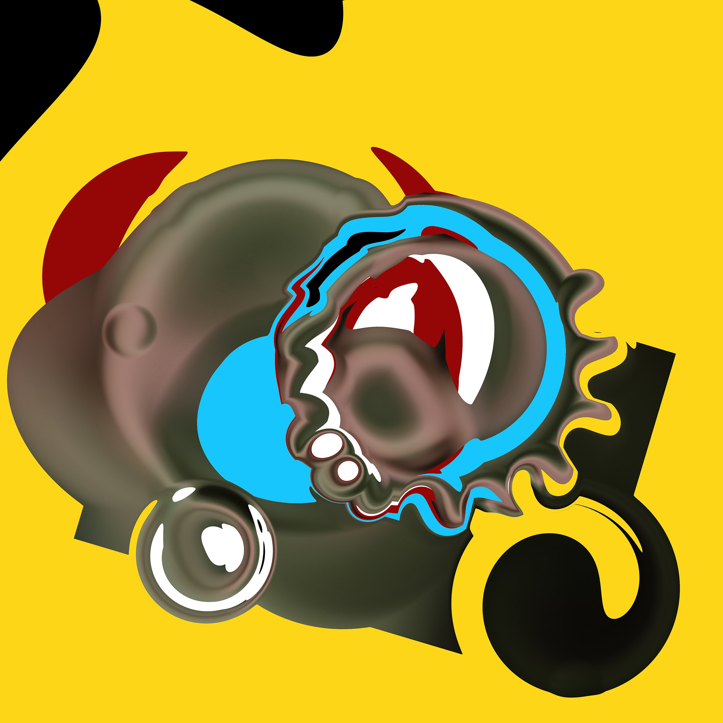 Bubbles II - a splash in the mouth