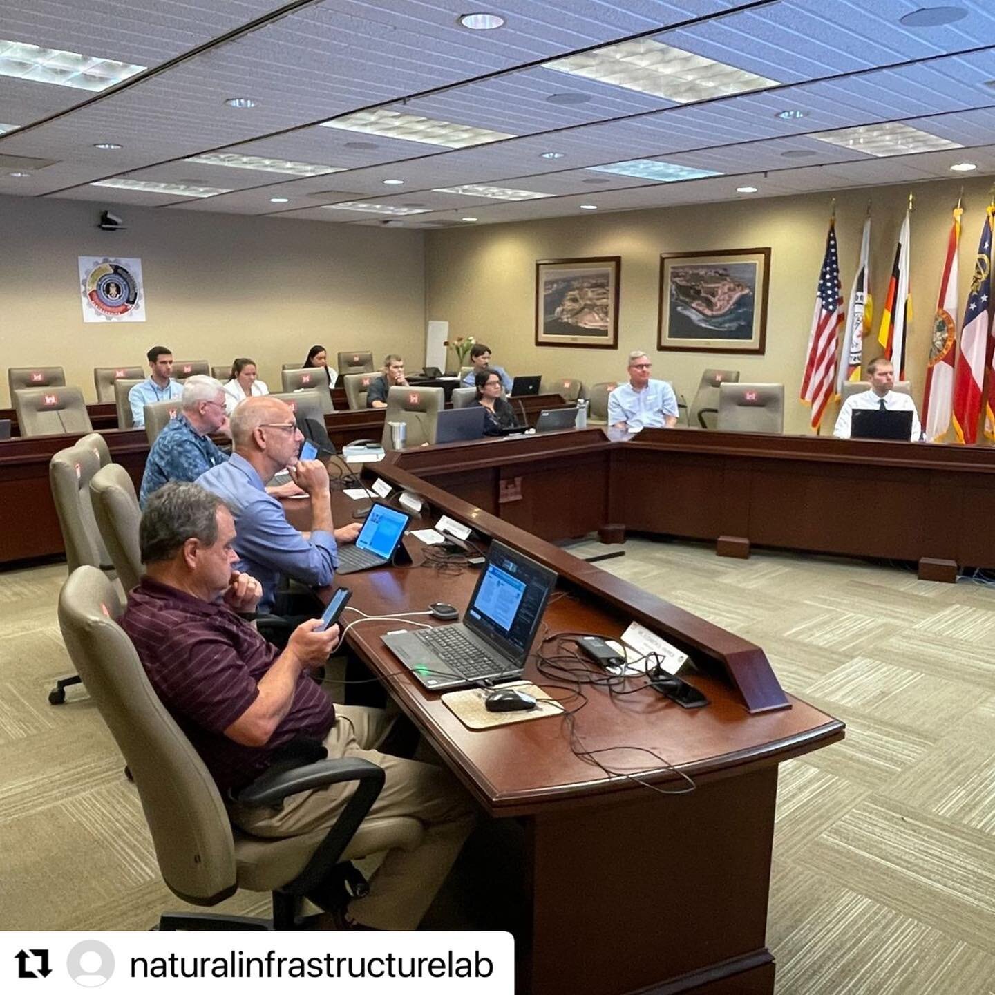 LVF Partner &amp; UVA Assistant Professor Michael Luegering is at the forefront of Natural &amp; Nature Based Feature research and design. This past week he met with the US Army Corps of Engineers to discuss Coastal &amp; Upland design opportunities.