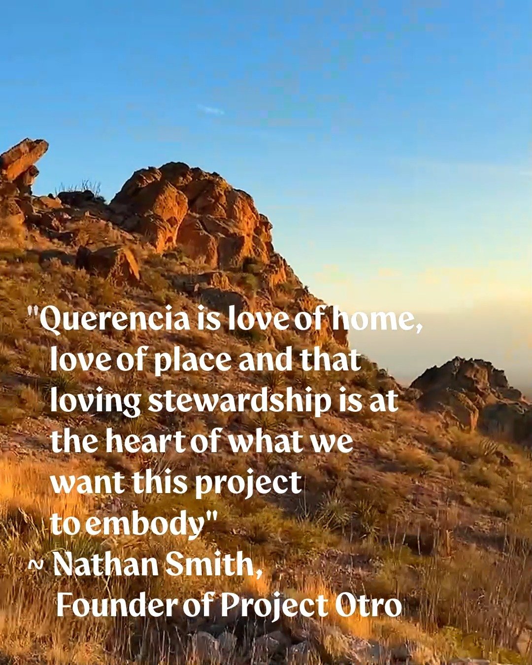 Querencia is the pursuit of Casa Otro, the mission behind the non-profit Project Otro. Started by Nathan Smith, Project Otro provides resources of creativity and mindfulness to empower artists and their communities to create, collaborate and engage a
