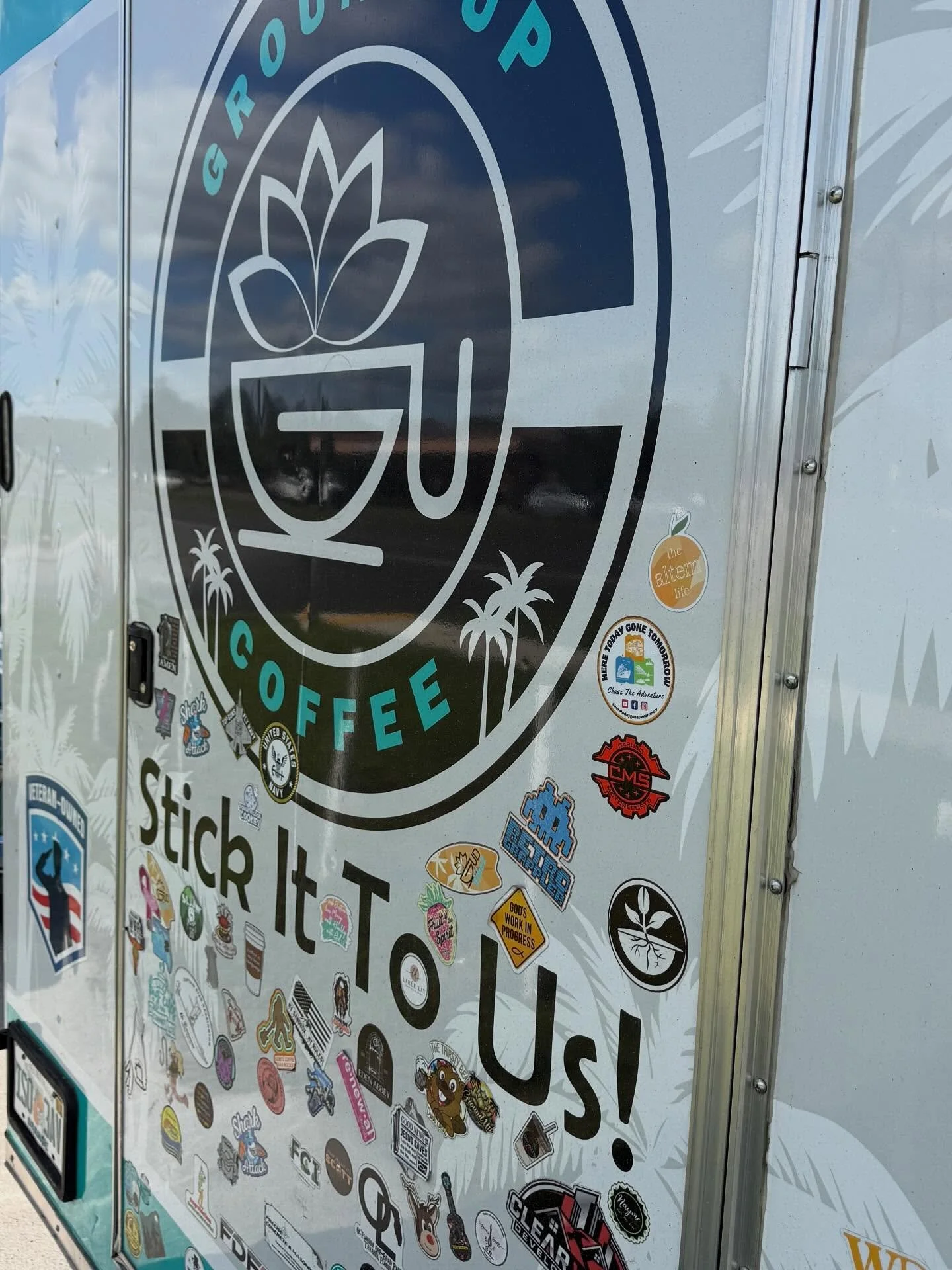 Can you find our sticker at @ground.up.coffeebar ? We love their drinks! Go try it!