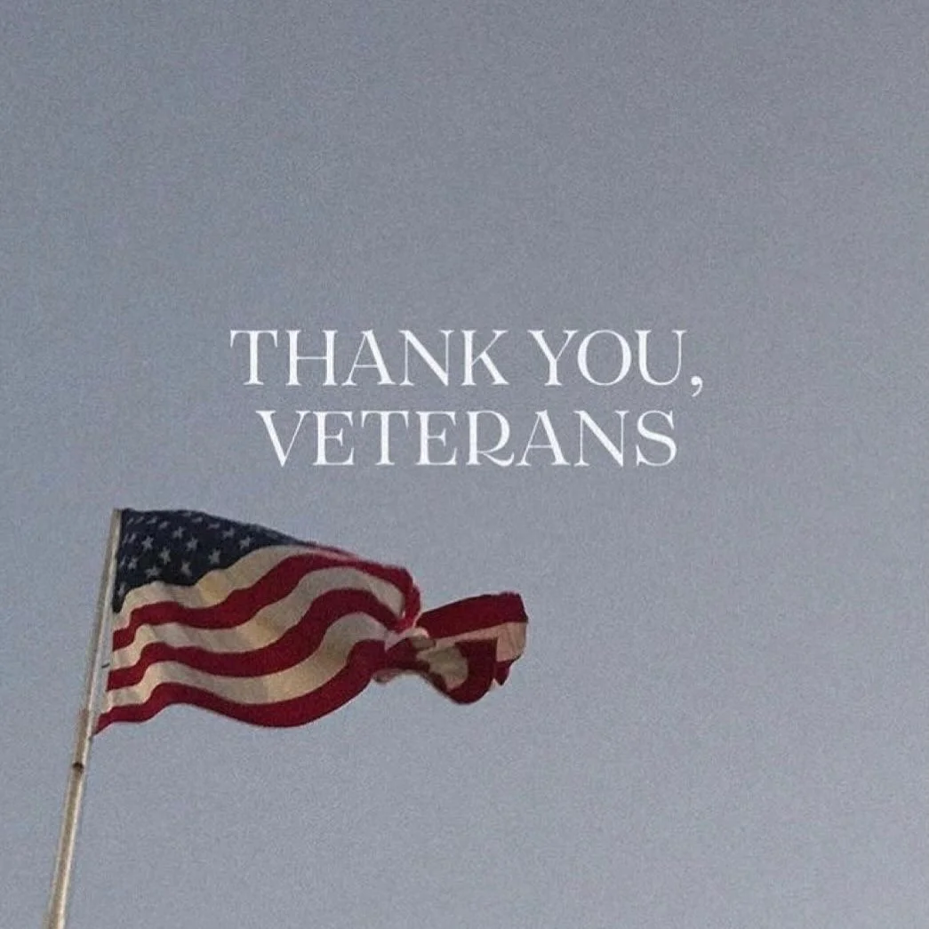 Happy Veterans Day! Thank you to those who have served and continue to serve. God Bless!