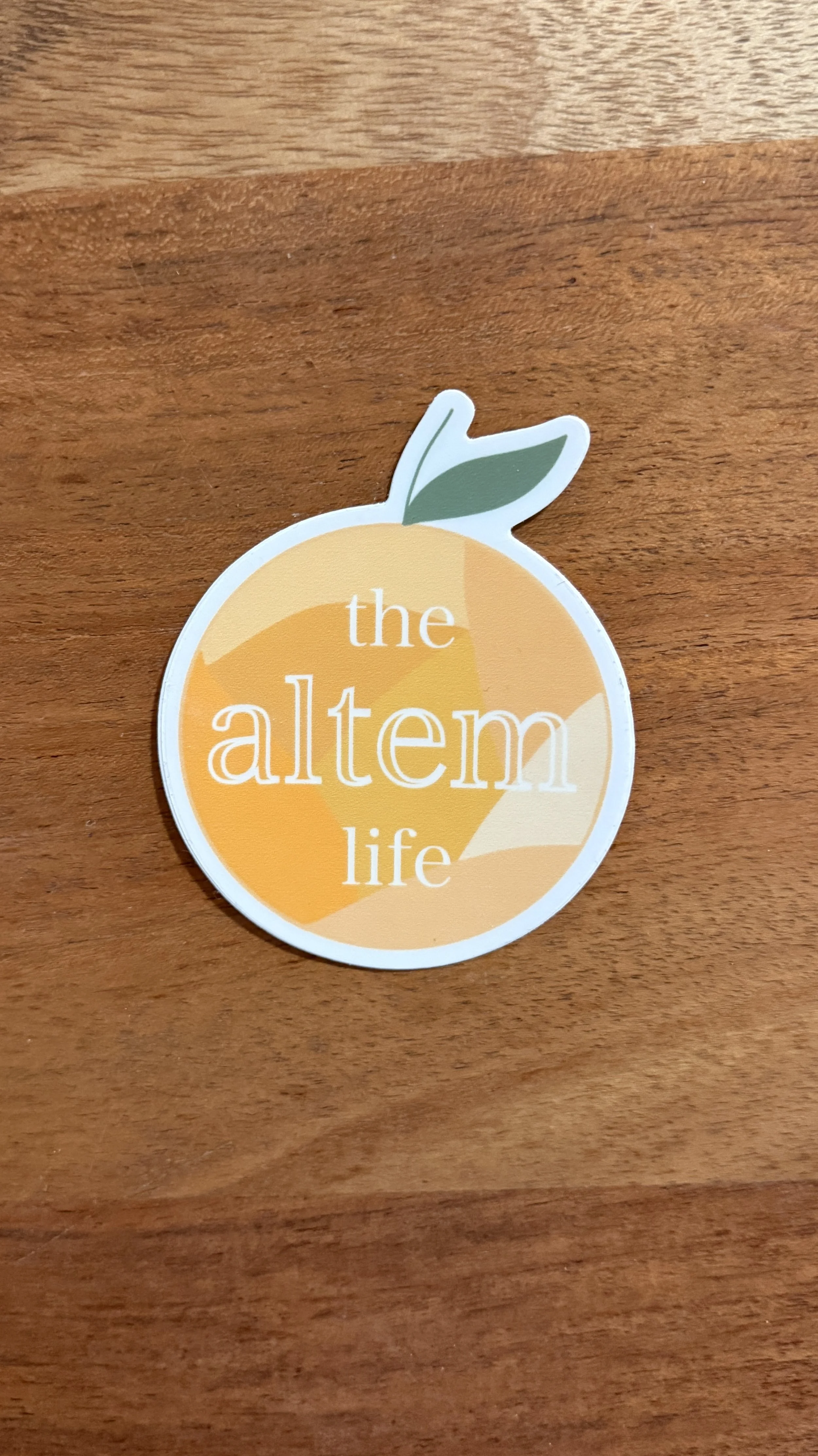 official altem life logo sticker