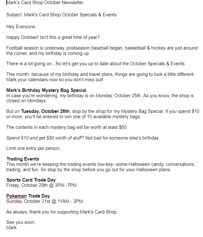 Mark's Card Shop Oct Newsletter.png