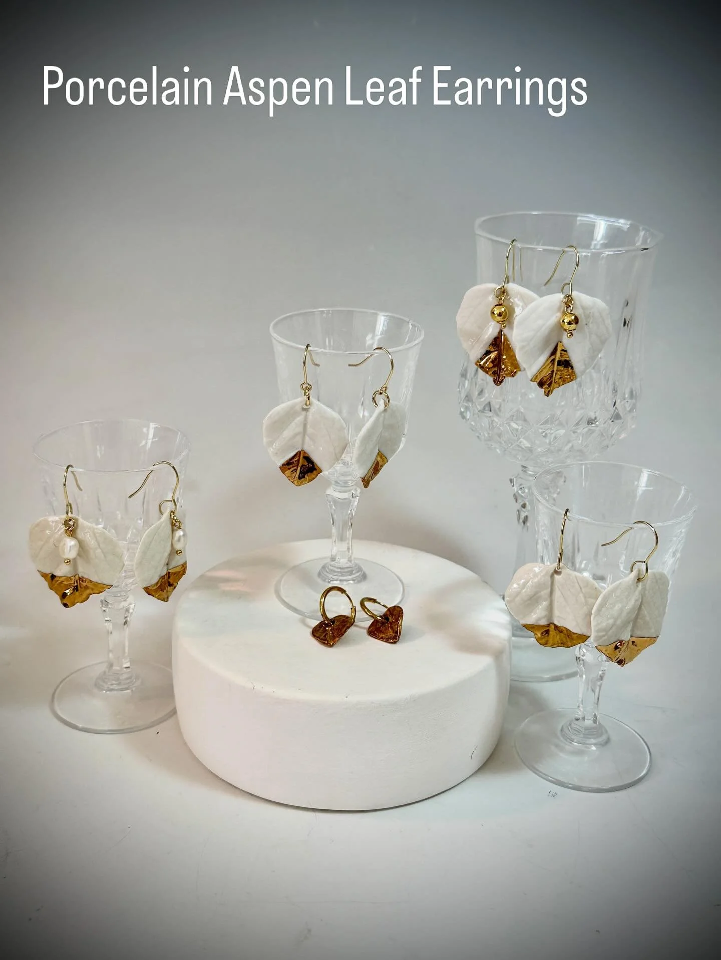 These Aspen Leaf earrings made their debut at the Aspen Winter Market on Saturday. They will be featured again on March 21, 2026, at the final Aspen Winter Market. It is held at The Gant Resort. Wonderful to visit with old friends and new and the hot