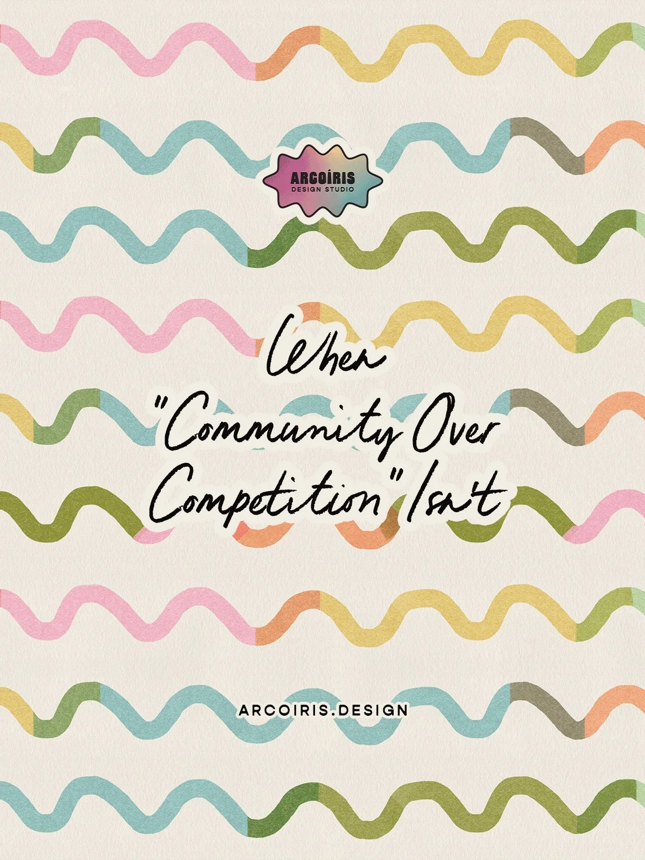 When "Community Over Competition" Isn't