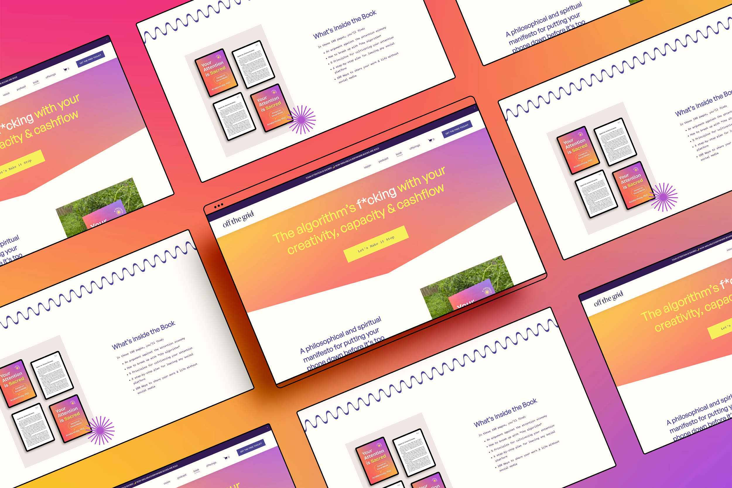 mockup of sales page design for Ameliz Hruby pricing page