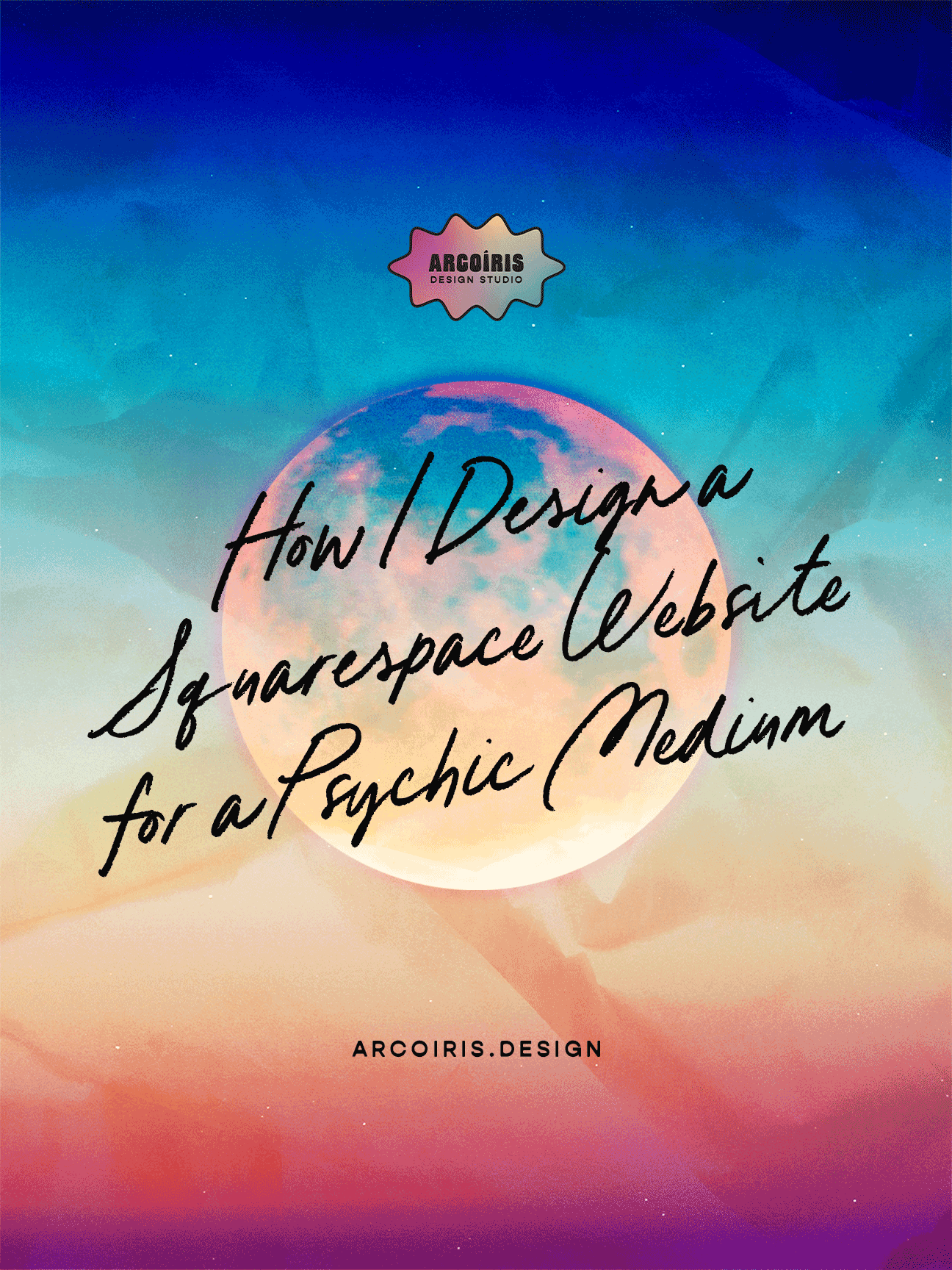 How I Design a Squarespace Website for a Psychic Medium