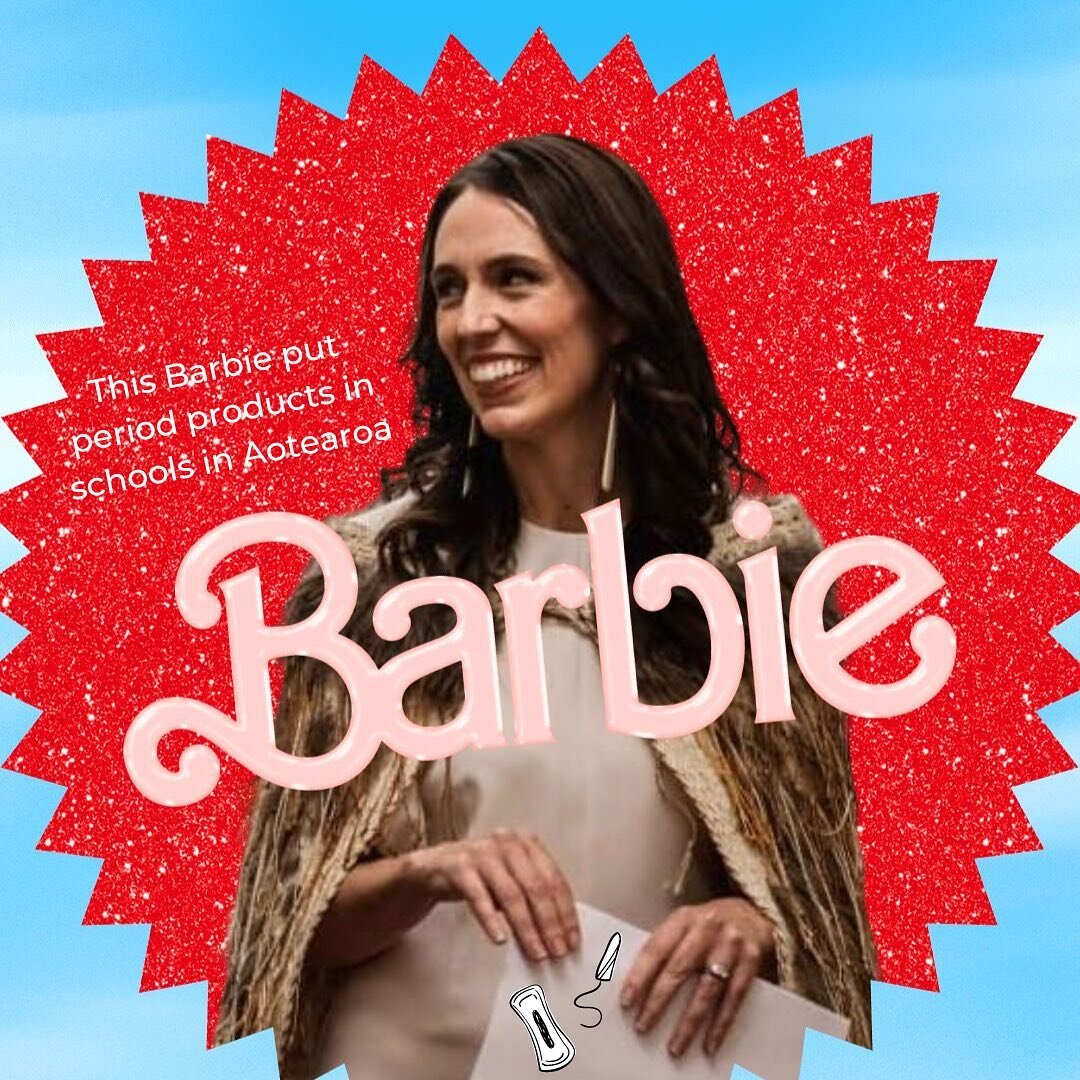This #Barbie put period products in schools in Aotearoa ❤️🩸❤️

This Barbie did it all while figuring out how to the bloody Mother she wanted to be 🖤

The Period Place won&rsquo;t ever forget - thanks for everything Jax. 

#jacindaardern #thisbarbie