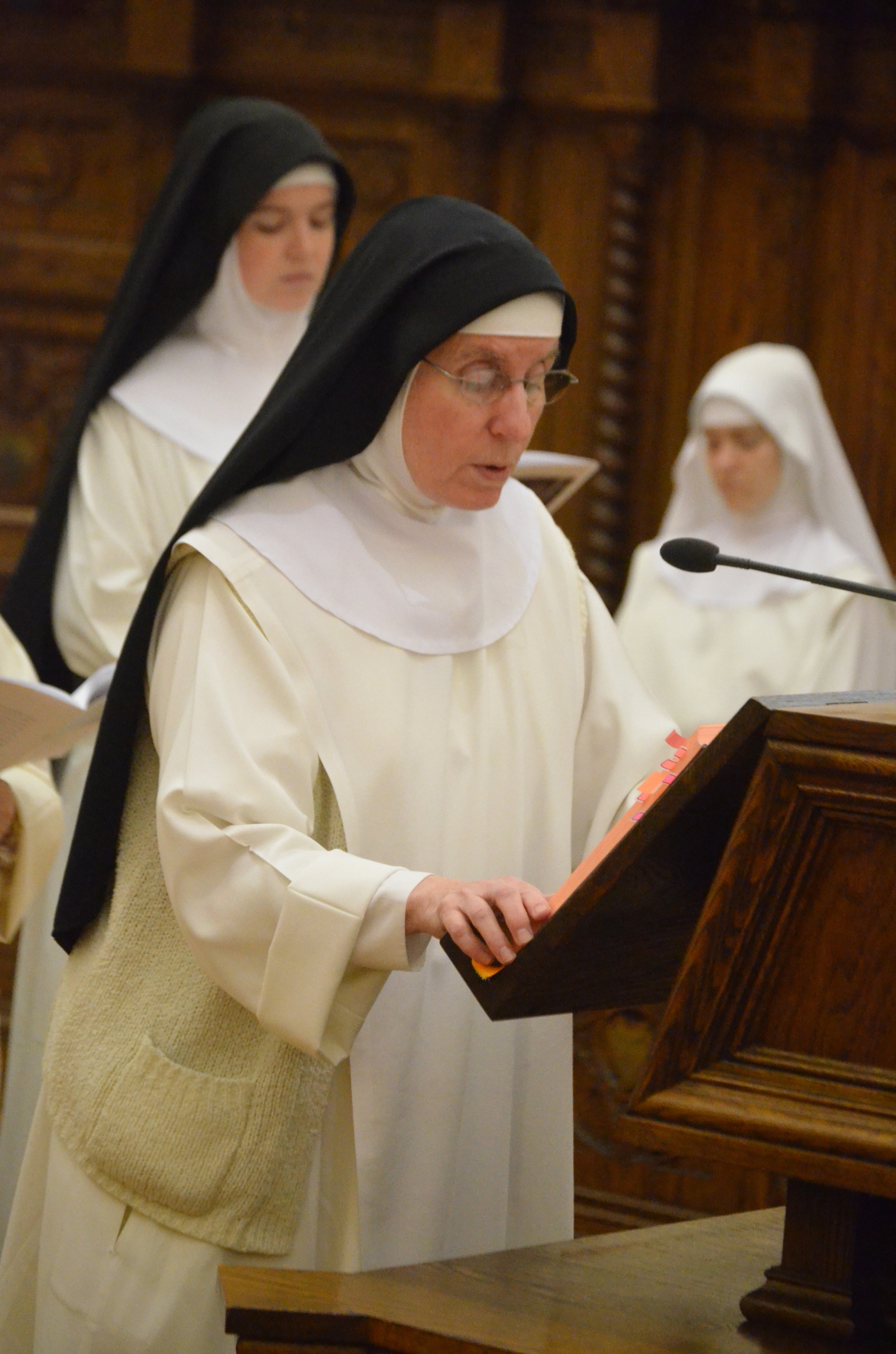 Sr. Mary Martin reads the Second Reading