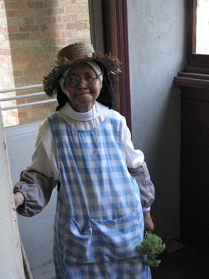 Sr. Maria Veneranda loved going out to the gardens