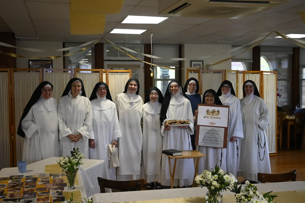  The whole skit cast plus Sister Denise Marie 