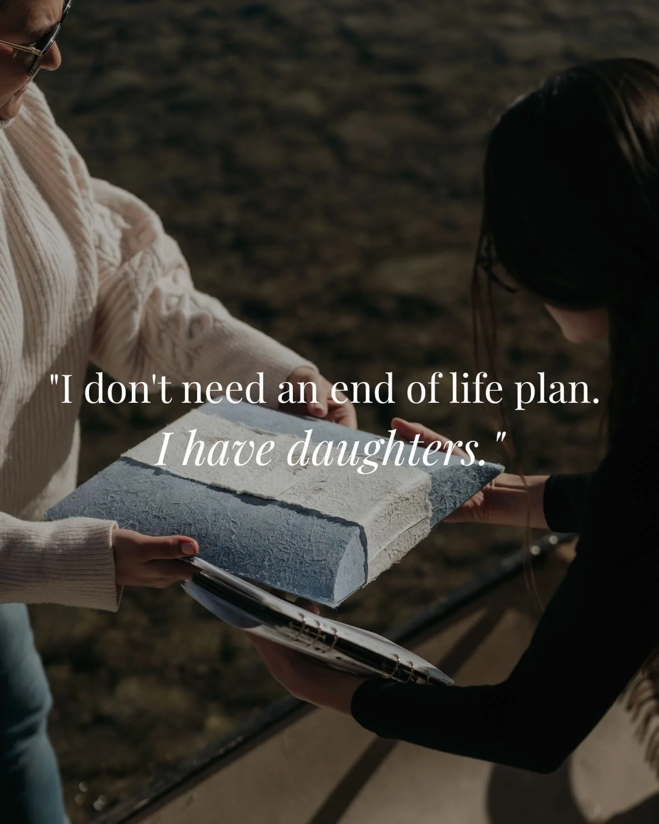 When we were first building AWAKE, someone once said to us:

&ldquo;I don&rsquo;t need an end-of-life plan. I have daughters.&rdquo;

He didn&rsquo;t mean harm. He just assumed the details would be taken care of.

And the truth is&hellip; for generat