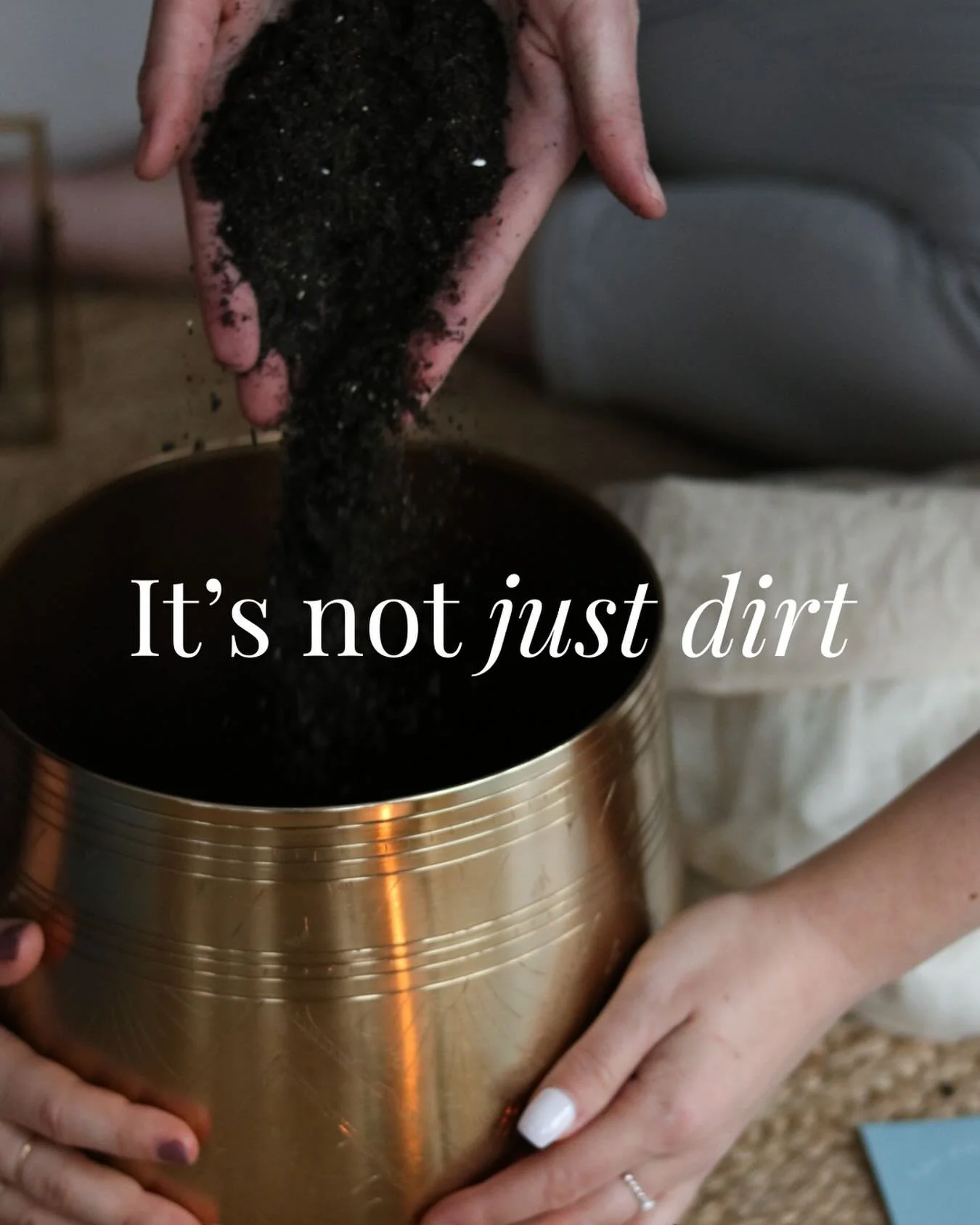It&rsquo;s not just dirt.

It&rsquo;s where love becomes life again. Where ashes transform into something that can grow.

A family reached out to us a year after their loss. They had both parents&rsquo; ashes and one quiet wish:

Together.
At home.
I