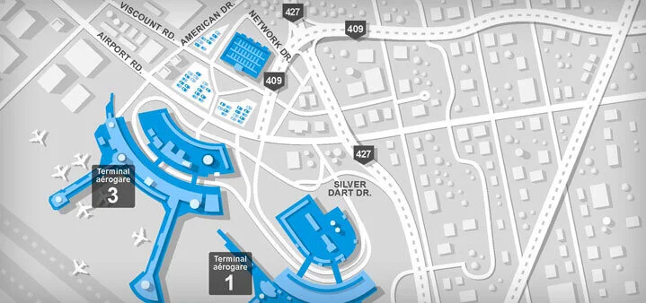 Toronto+Pearson+Airport+Map