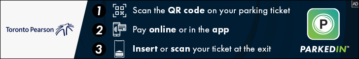 Toronto Pearson International Airport Parkedin