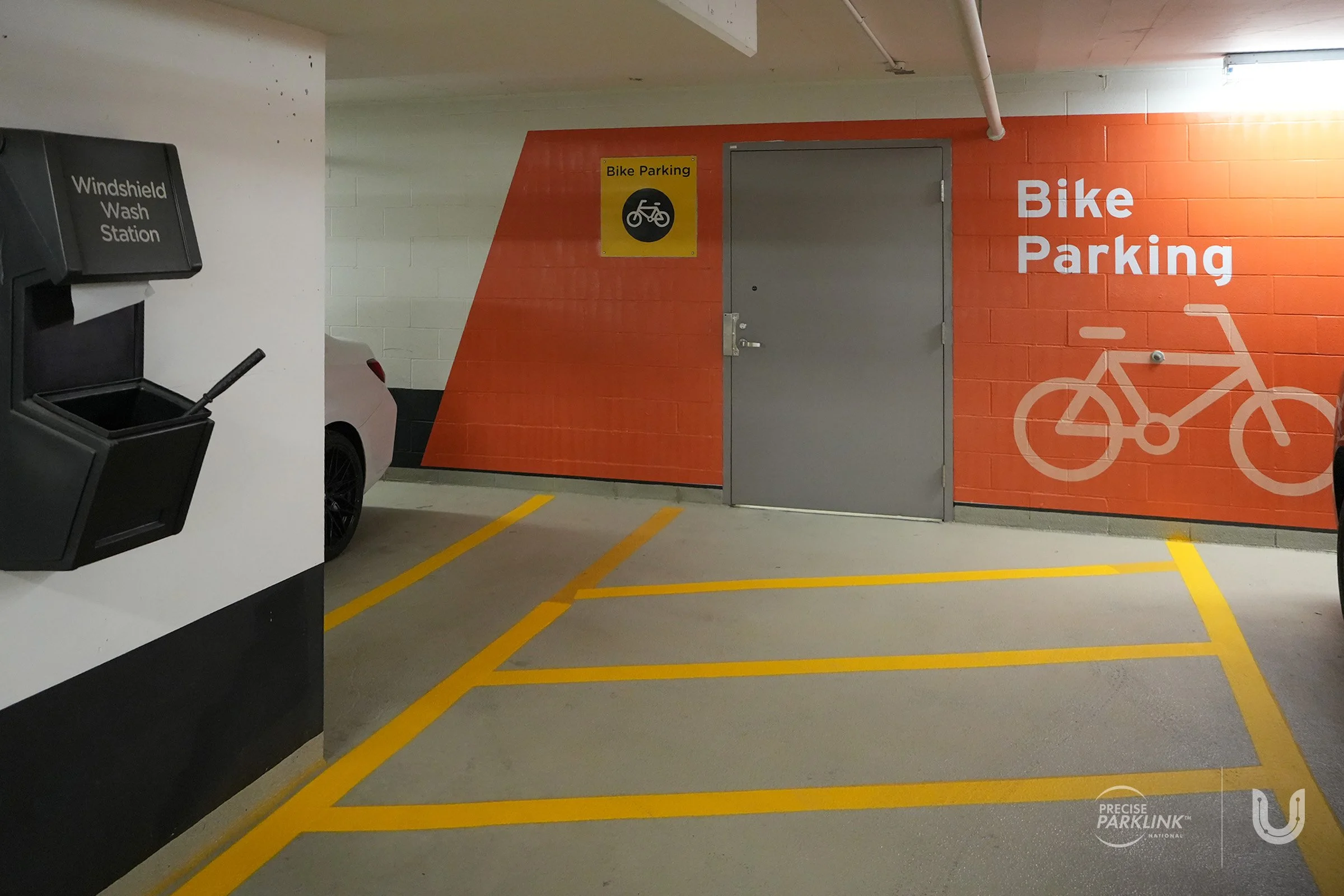 Bike parking at Southcore Financial Centre