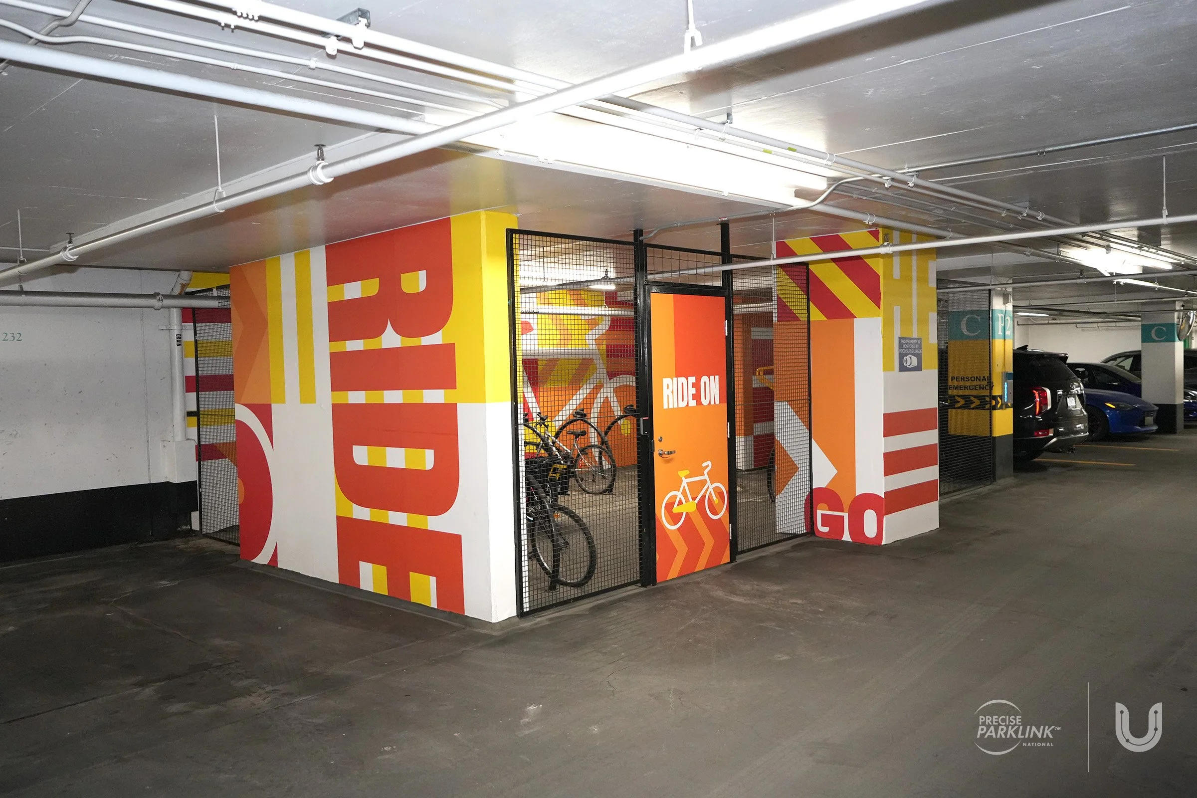 Bicycle racks at 200 King Street West