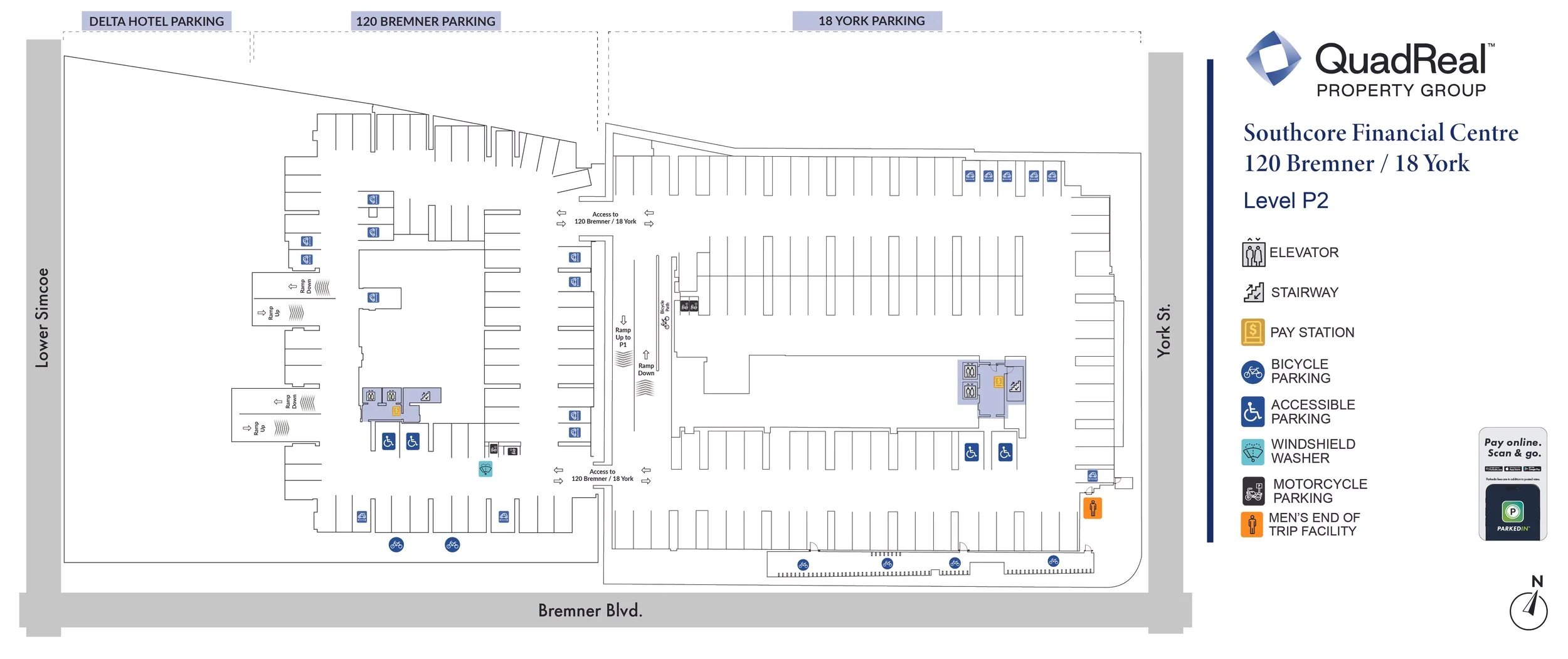 Southcore Financial Centre Parking Facility Map Level P2