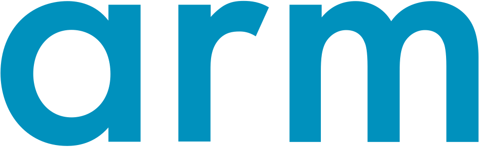 Close-up of the word 'ARM' written in blue capital letters.
