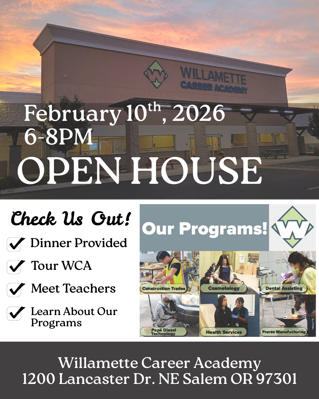 WCA Open House