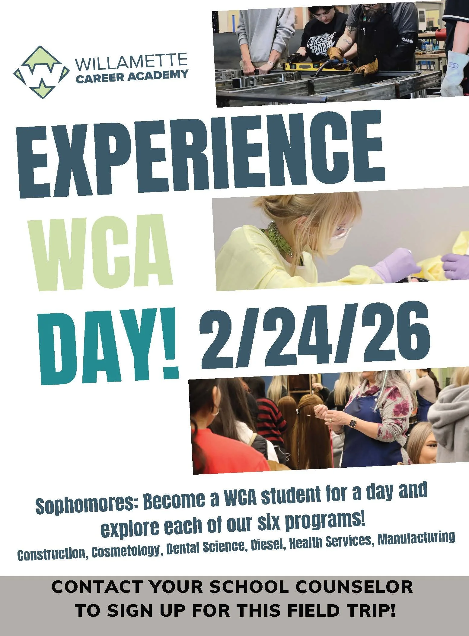 Experience WCA Day!
