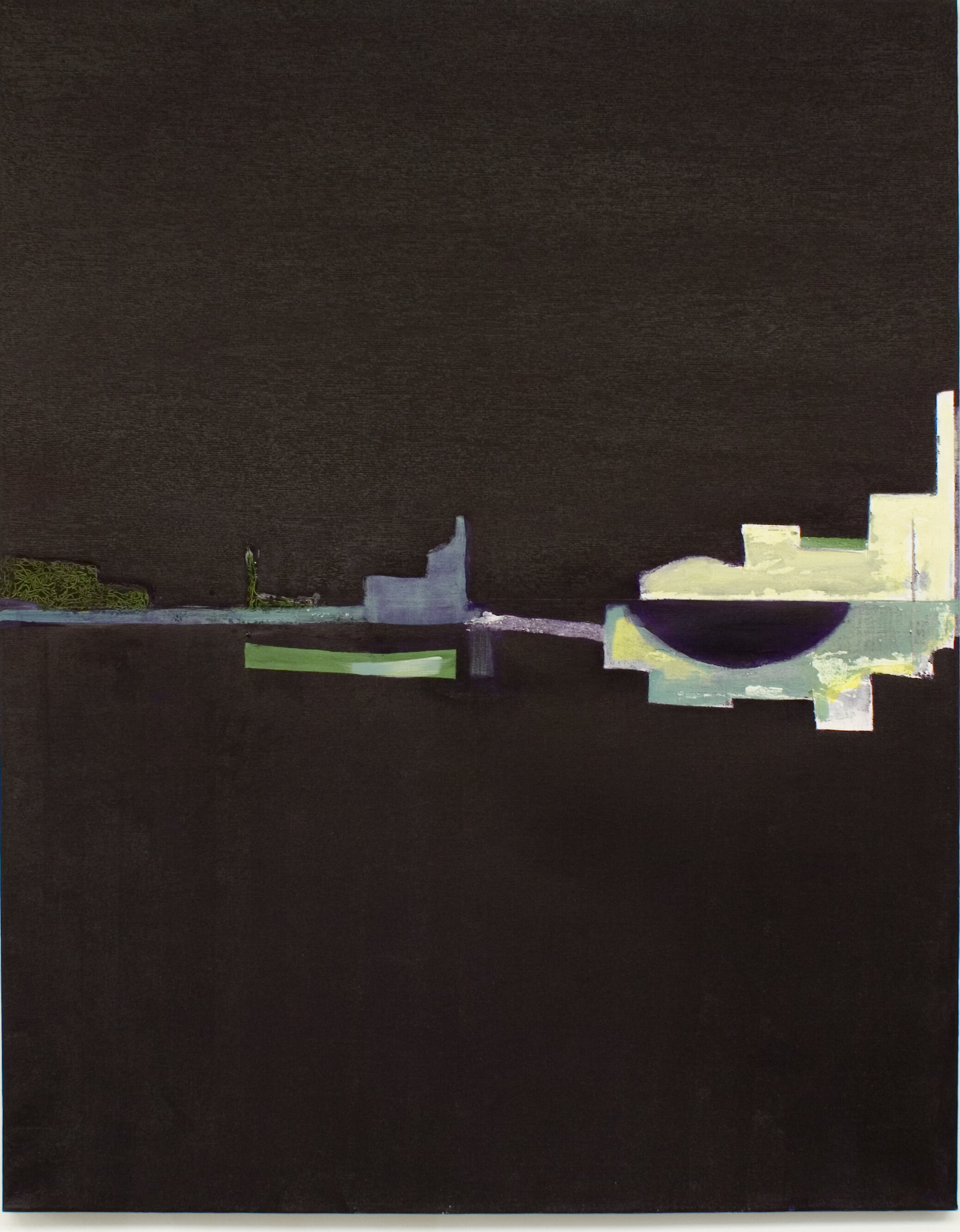 Cities of Salt II, Acrylic on canvas, 100 x 120 cm, 2006