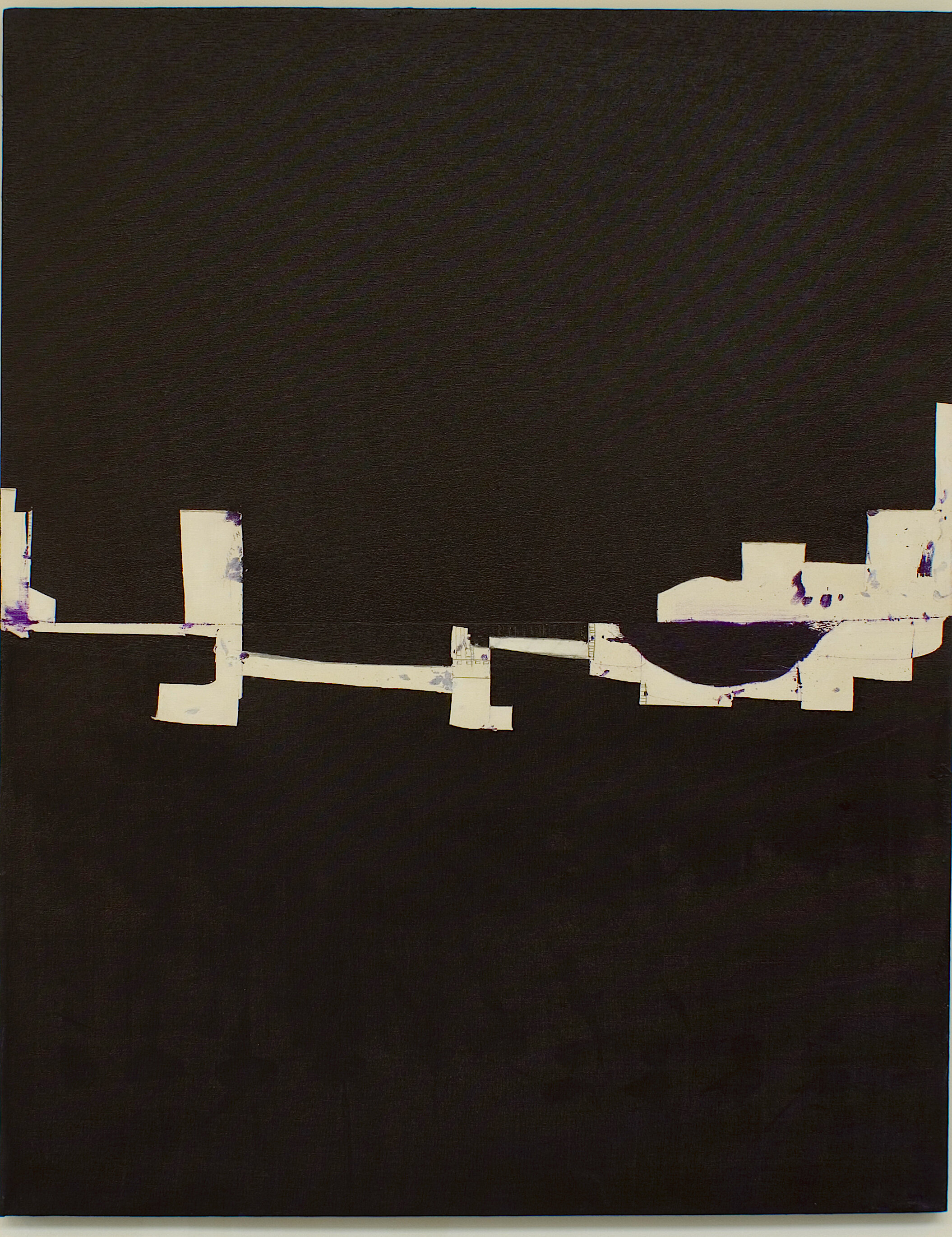 Cities of Salt I, Acrylic on canvas, 100 x 120cm, 2006