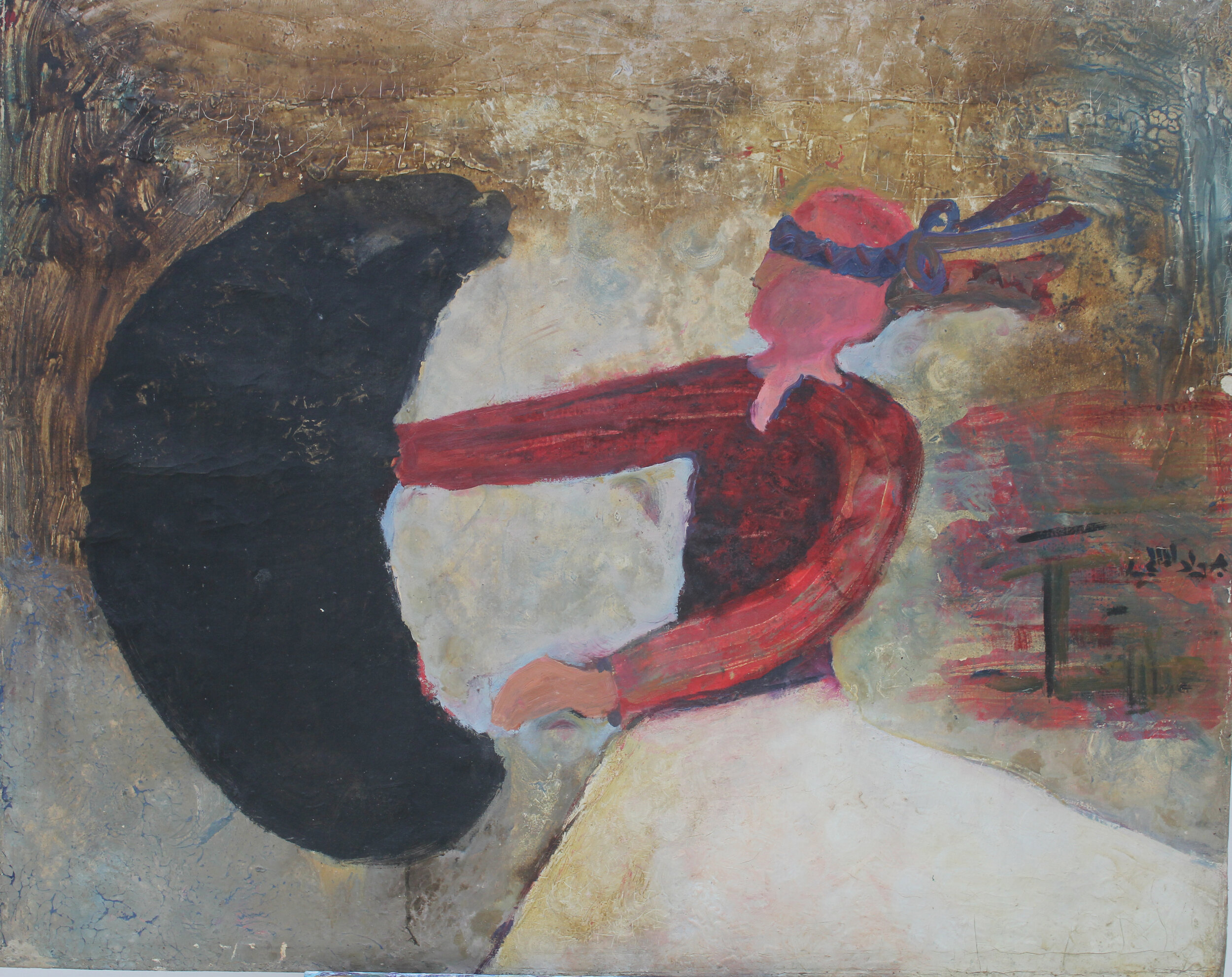 Untitled, oil on canvas, 80 x 100cm, 1992