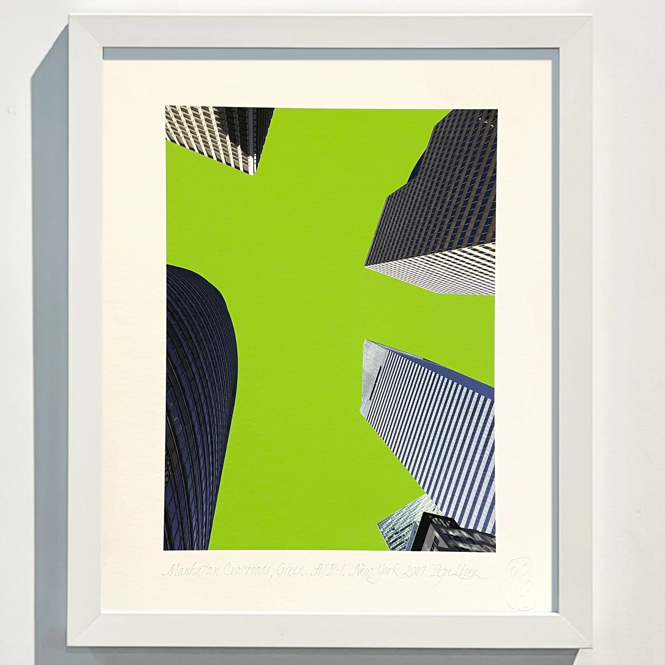 Pepe López | New York CIty Sky Series (green)