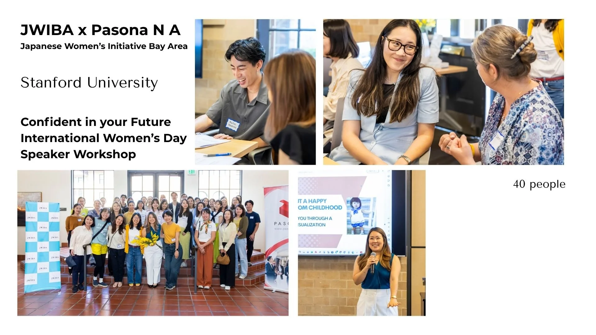 JWIBA x Pasona NA International Women's Day Workshop