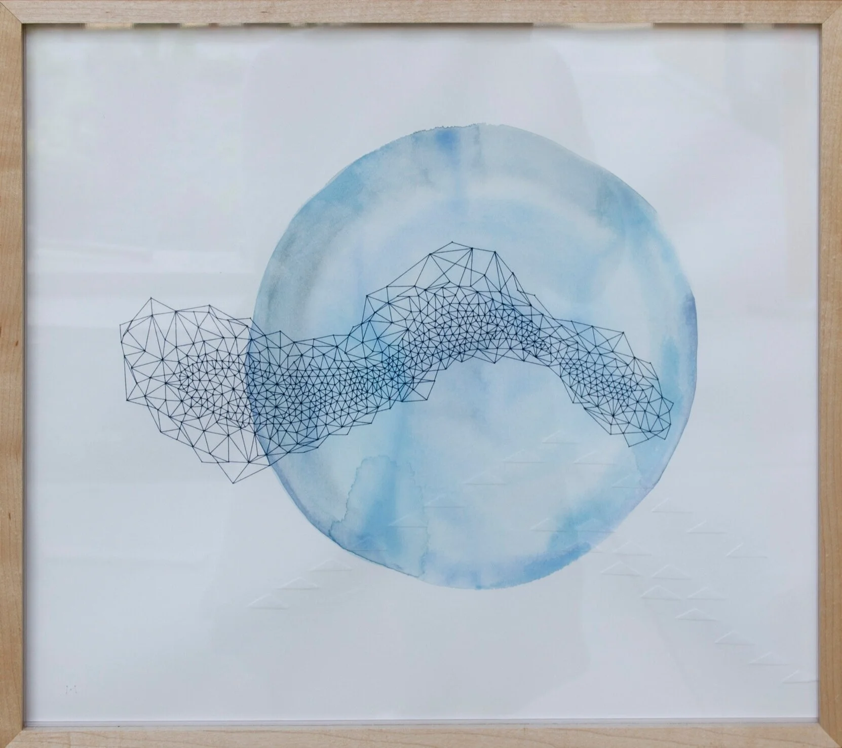 Murmuration Predation, 18x16"  SOLD