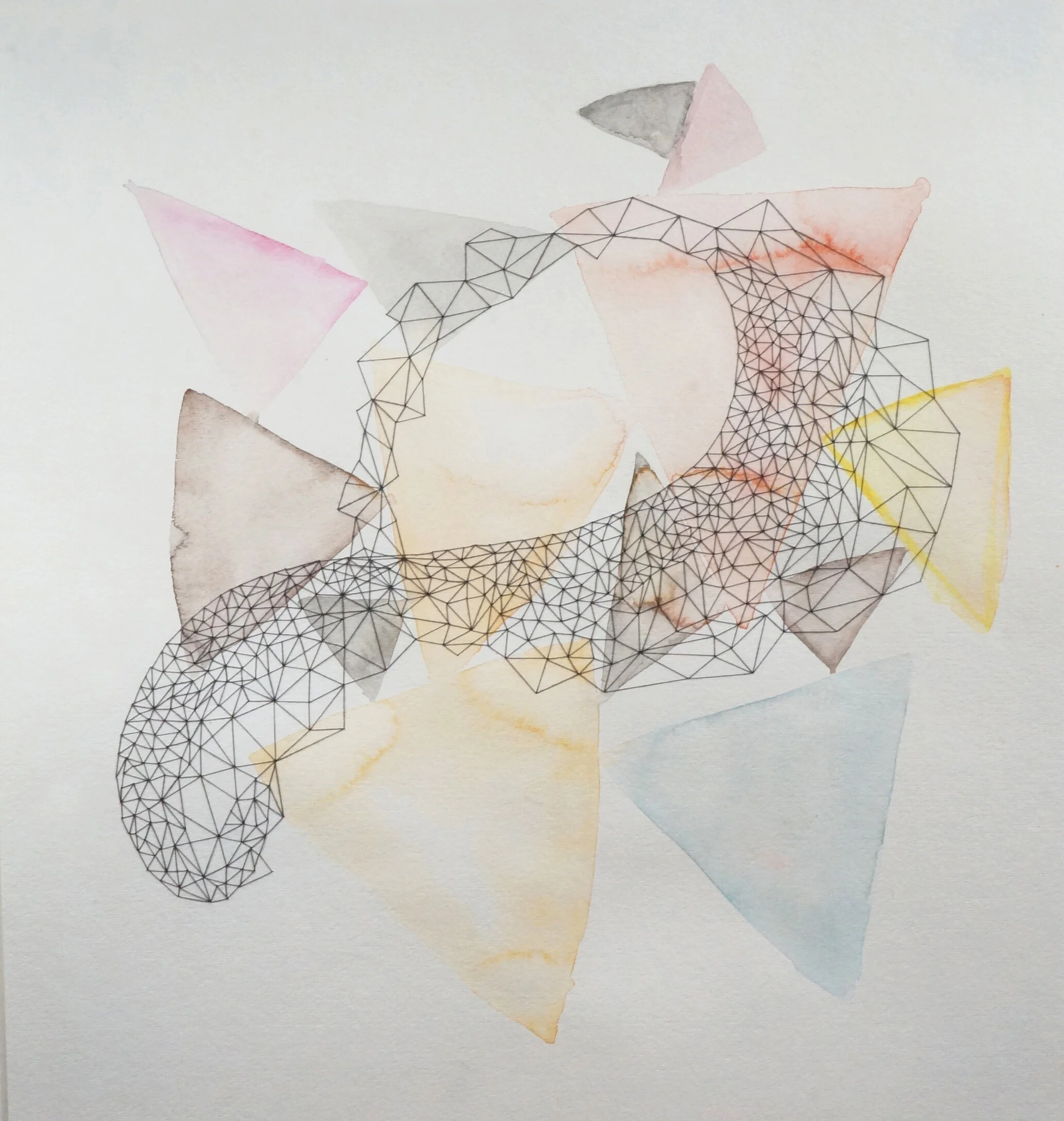 Murmuration I, 15.75x16.75”  SOLD