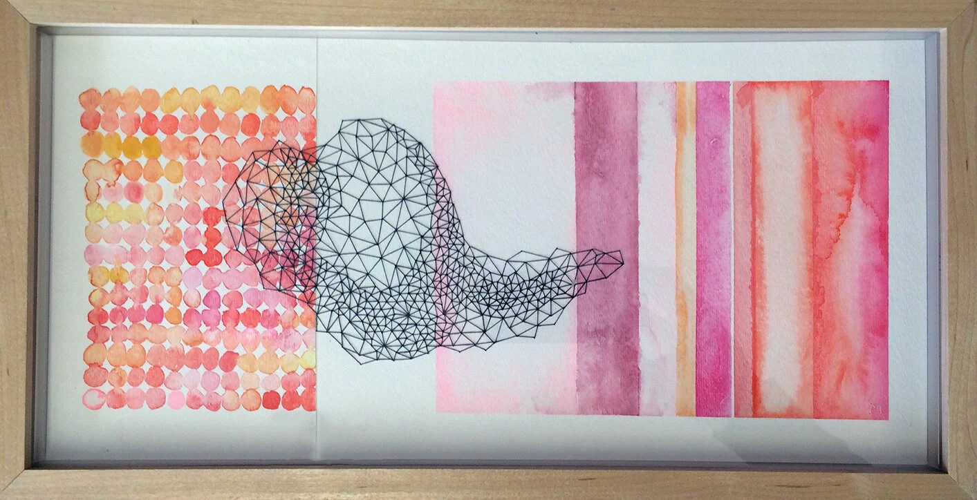 Murmuration II, 15.75x8.25”  SOLD