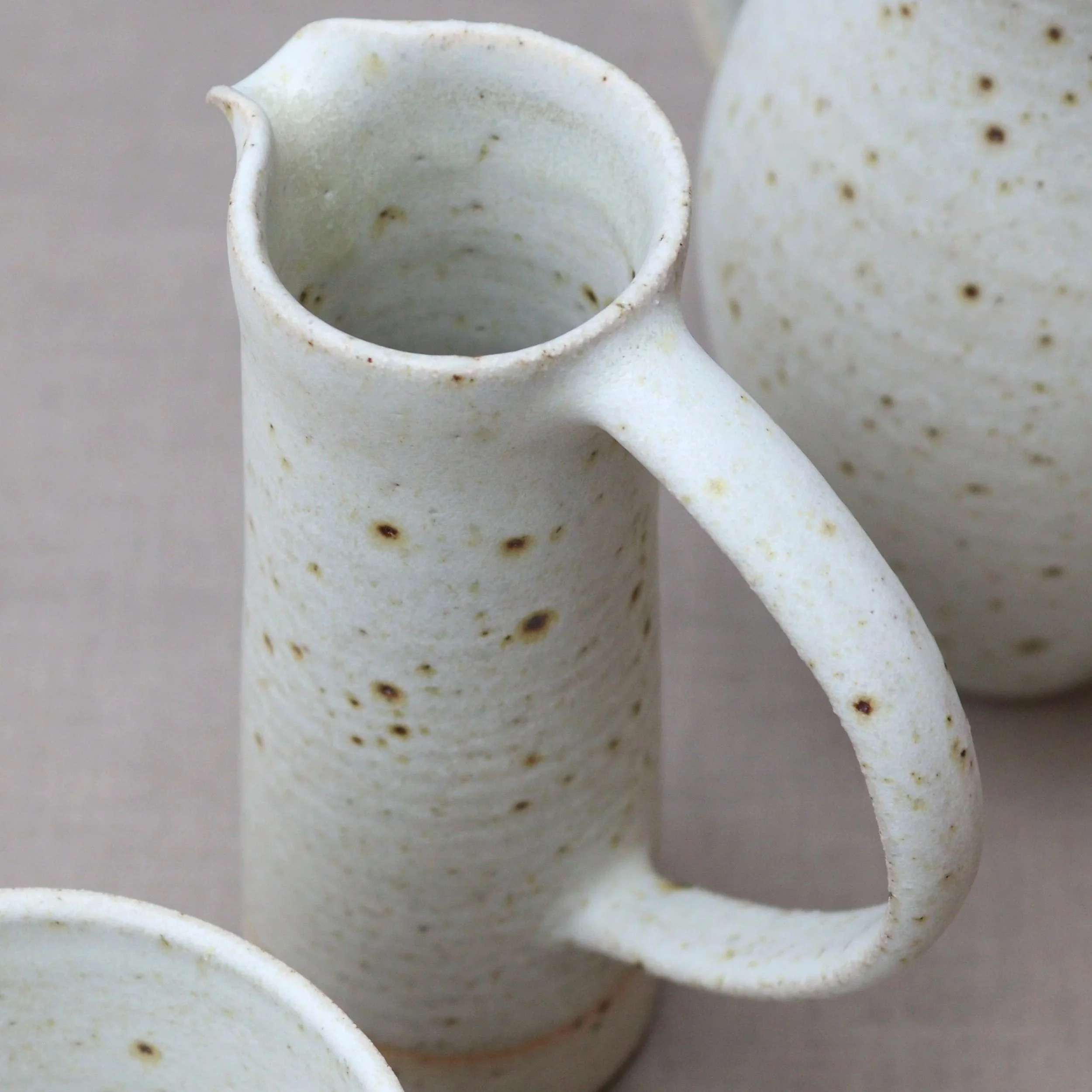 Flecked Straight Jug