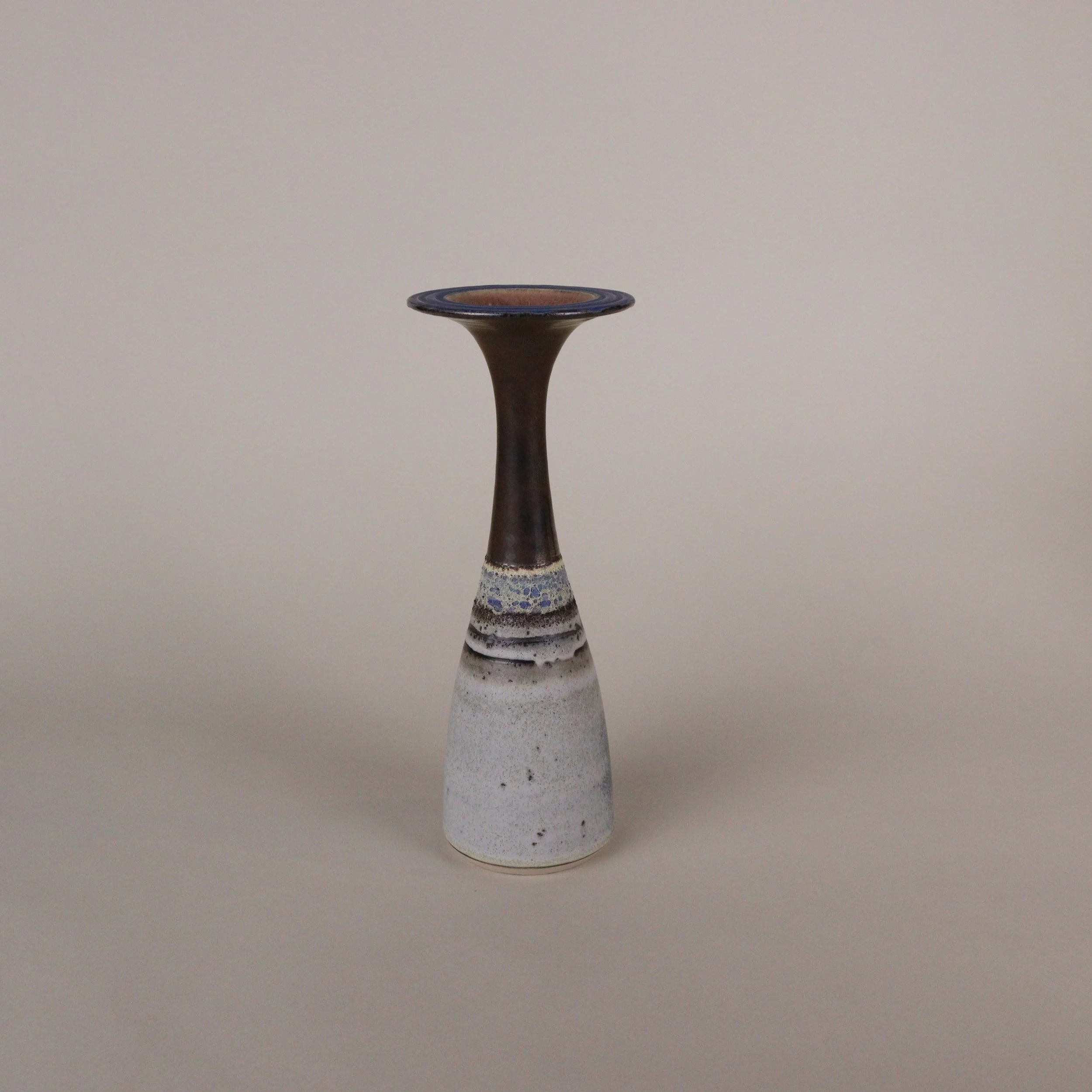Bronze Necked Stem Vase
