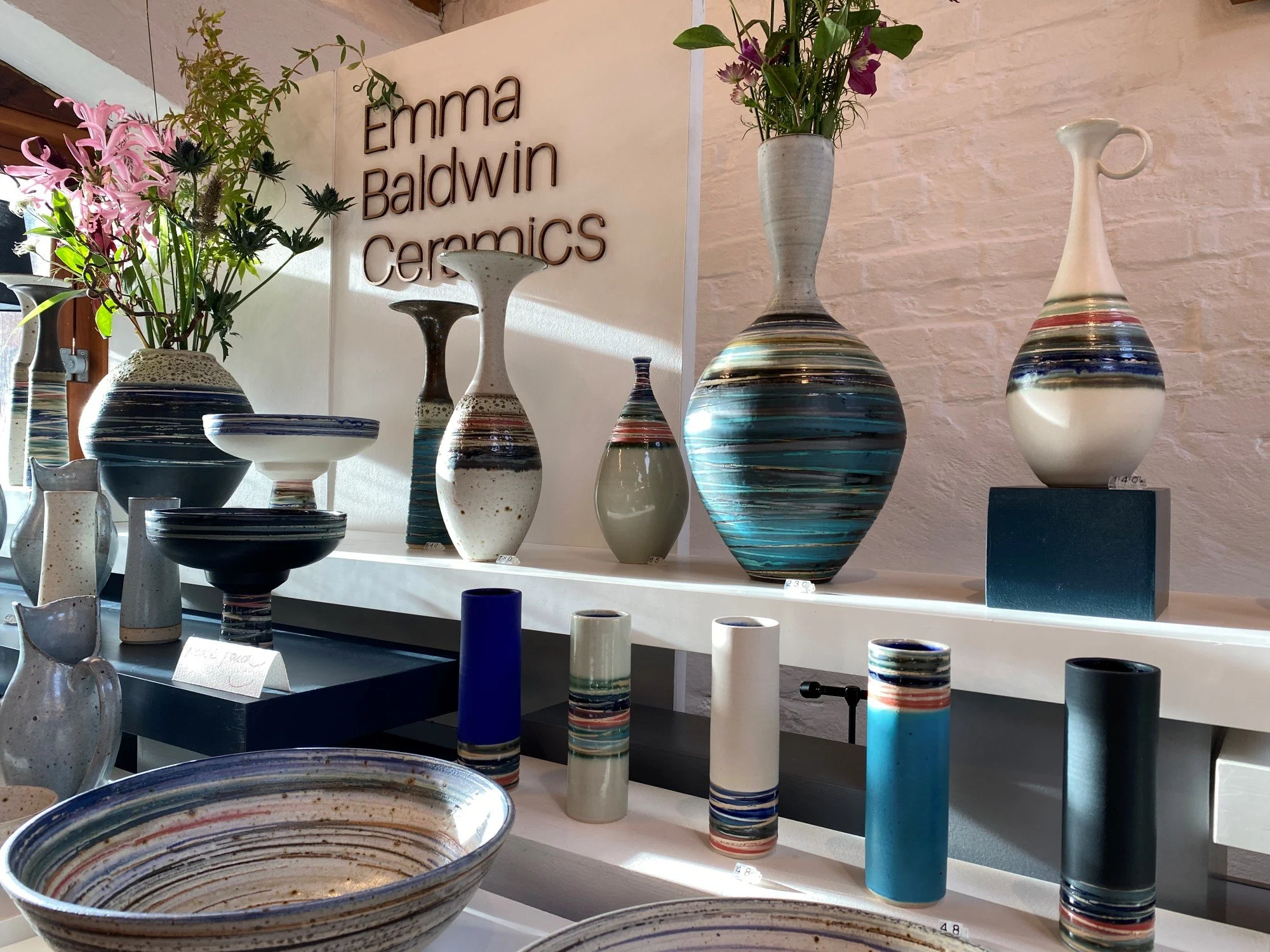 Emma Baldwin pots on the stand at Farnham October 2026