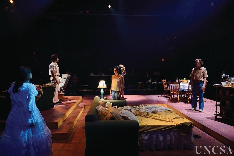 better late than never? 

&quot;Lydia&quot; by Octavio Solis

Venue: Patrons Theatre, UNCSA
September 2023
Directed by: Quin Gordon
Scenic Designer: Bridgette Tran
Assistant Scenic Designers: Shuyang Zhou &amp; McKenna Leach @zho_syy @mckenna.leach 

