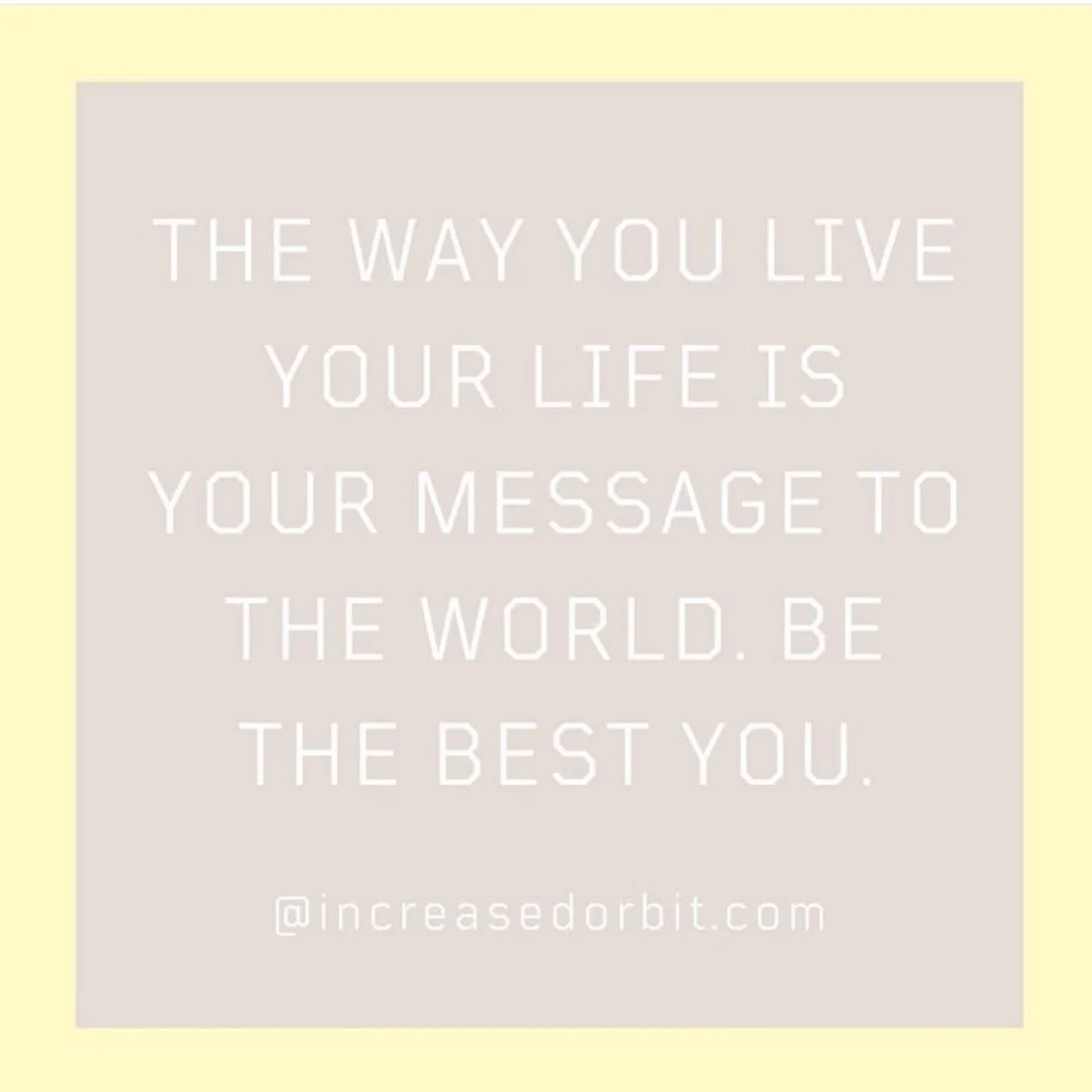 You are responsible for you. Your actions matter. 💛
