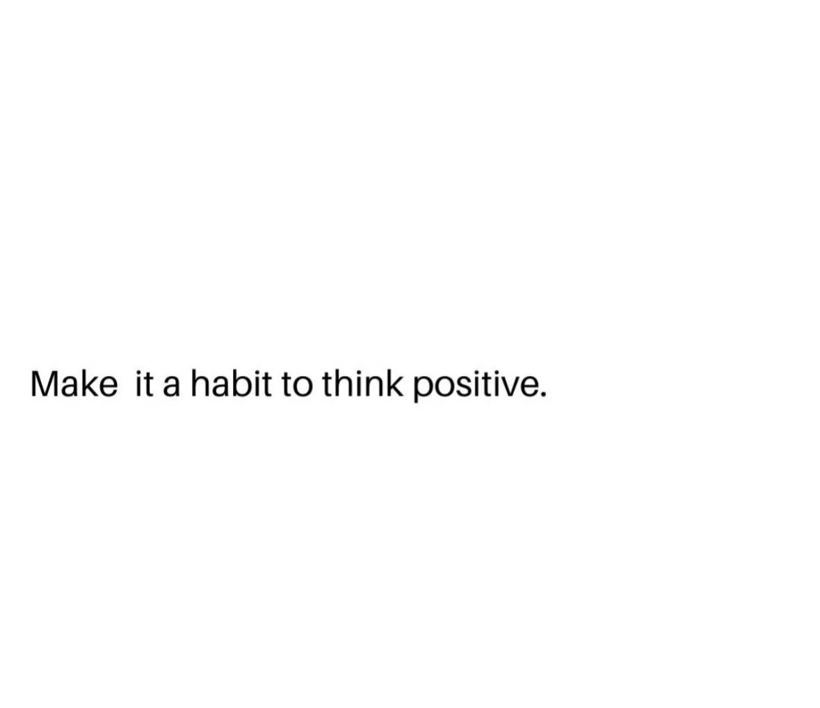 Positivity breeds success! ⁠
⁠
Do you ever find yourself getting caught up in negative thoughts? 😔 It&rsquo;s time to break the cycle and make a habit of thinking positively. ⁠
⁠
Embracing a positive mindset not only improves your mental well-being,