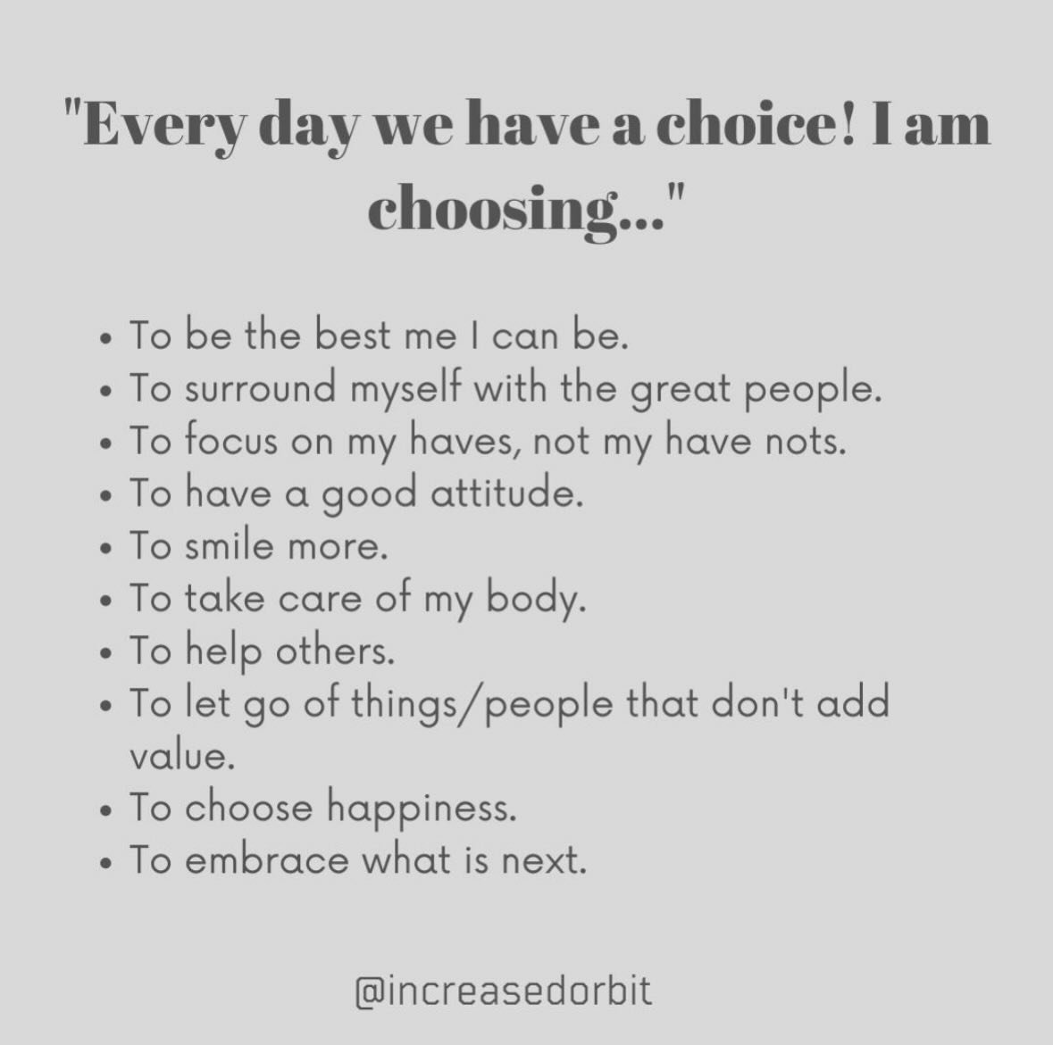 I am taking responsibility for making better choices every.single. day.⁠💕
