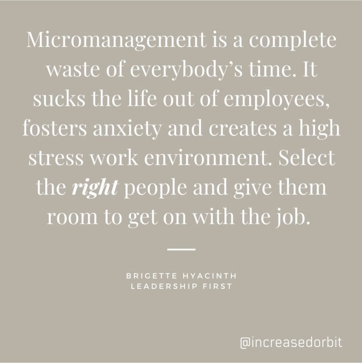 Hire the right people.
Learn to delegate⁠.
3 Keys to Making it work: ⁠
Trust- you must be able to trust the person.⁠
Instructions- you must give precise instructions and the goal of the task.⁠
Power- you must be able to empower the person to carry ou