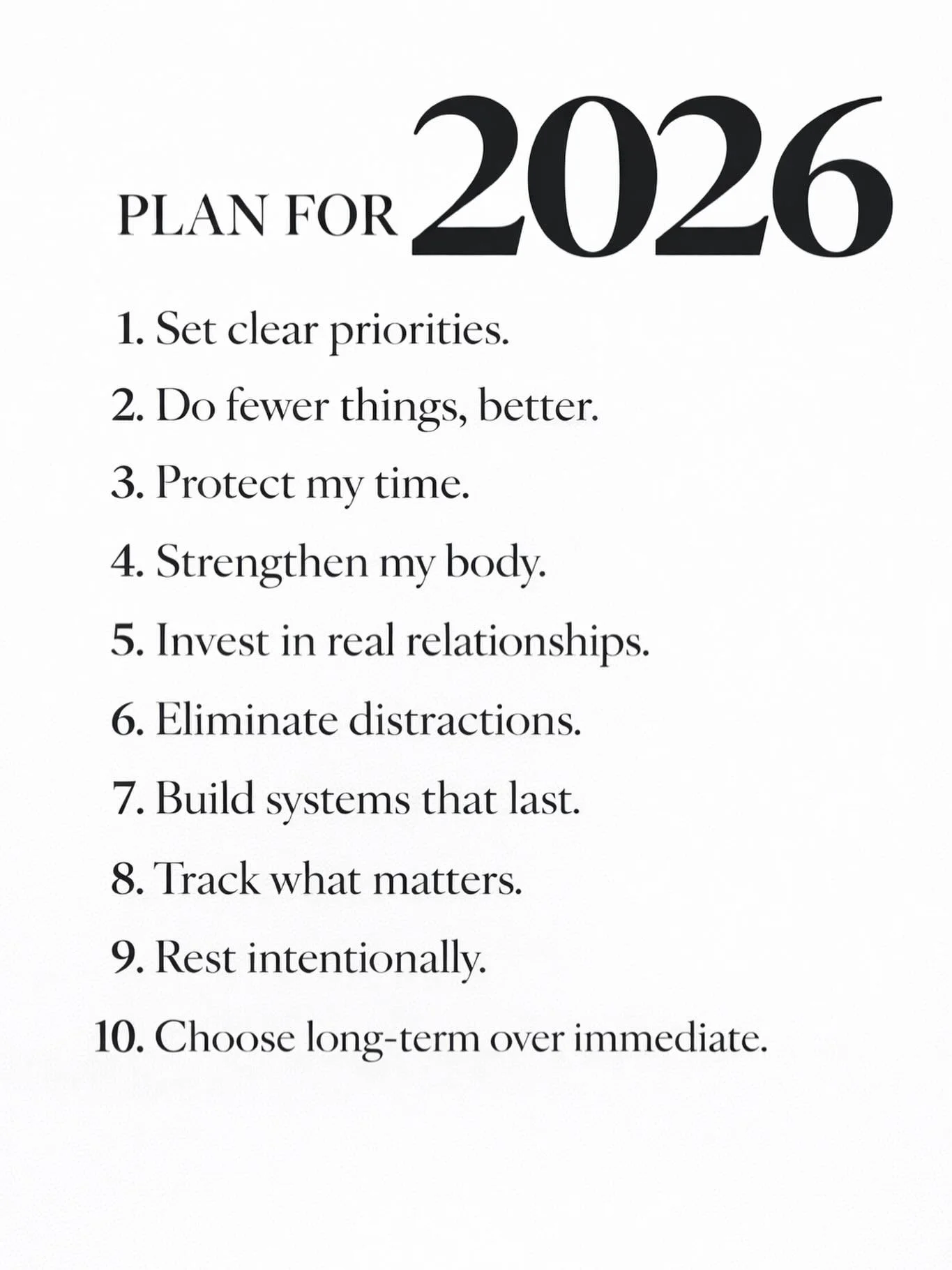 We&rsquo;re stepping into week nine of 2026.

Most people have already drifted from what they said they would do in January. The urgency fades. The calendar fills up. Old habits quietly return.

This is the point where the year actually begins.

The 