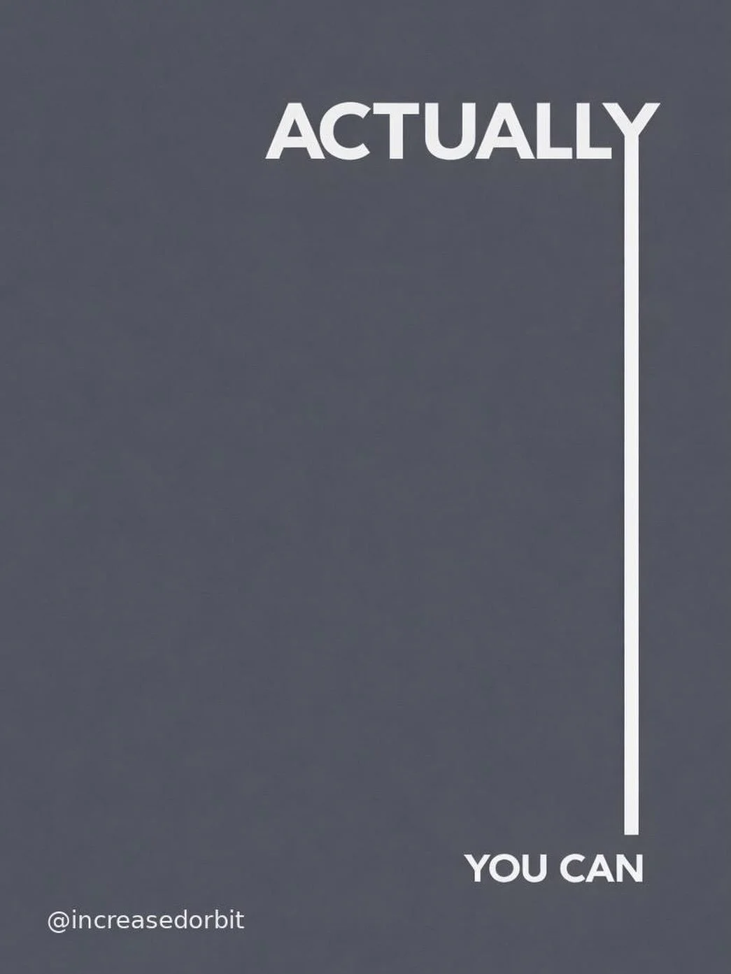 Actually you can do the hard things.

You can wake up earlier when no one is watching.
You can keep going when progress feels slow.
You can choose discipline over comfort.

The truth is, the life you want usually sits on the other side of the things 