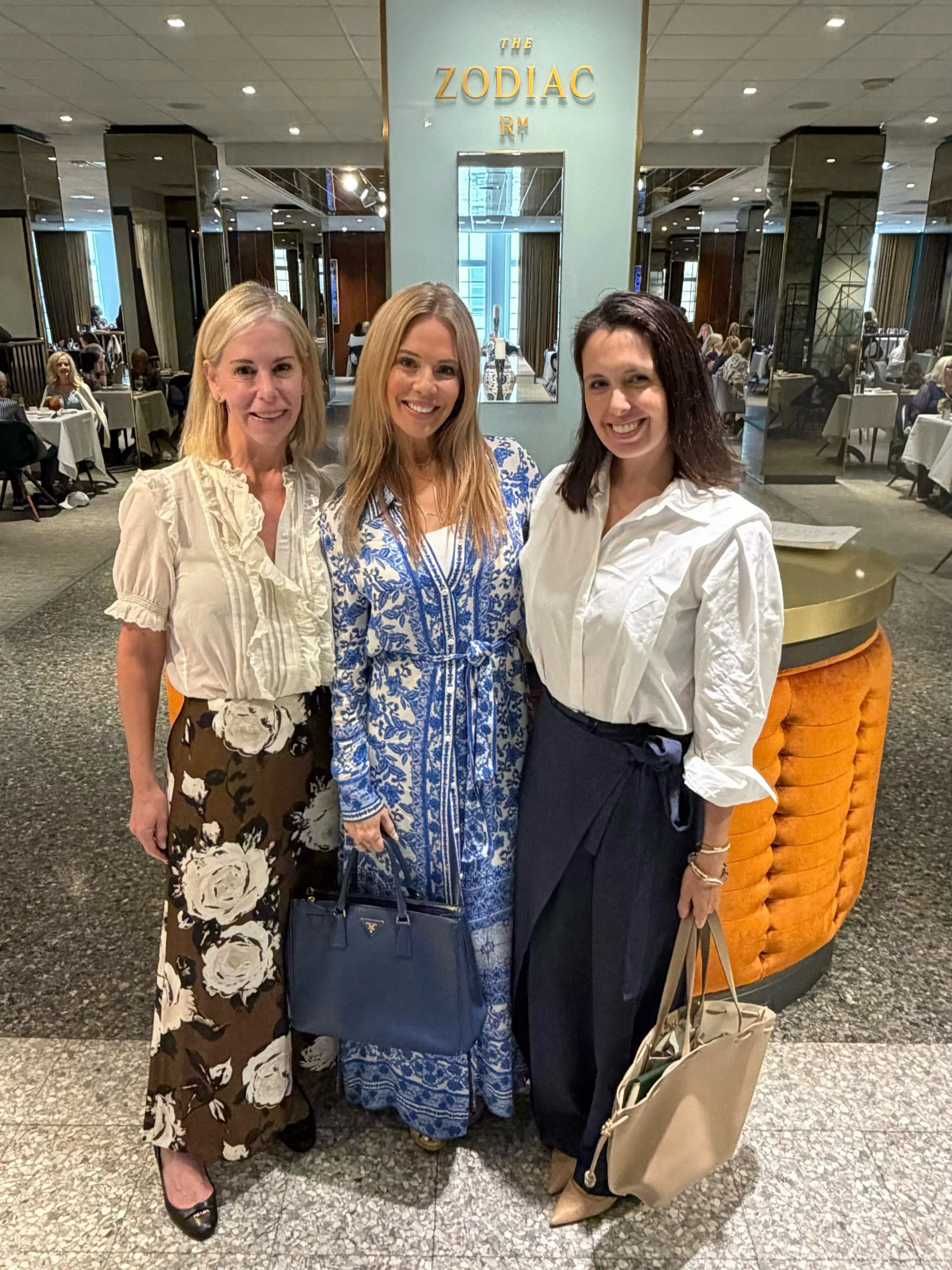 A &ldquo;power lunch&rdquo; with a side of girl talk. ❤️

Every couple of months, @gilleaa, @ksirns and I get together for lunch. We talk business, motherhood, what&rsquo;s working, what&rsquo;s hard, and usually a little bit of everything else.

Bot