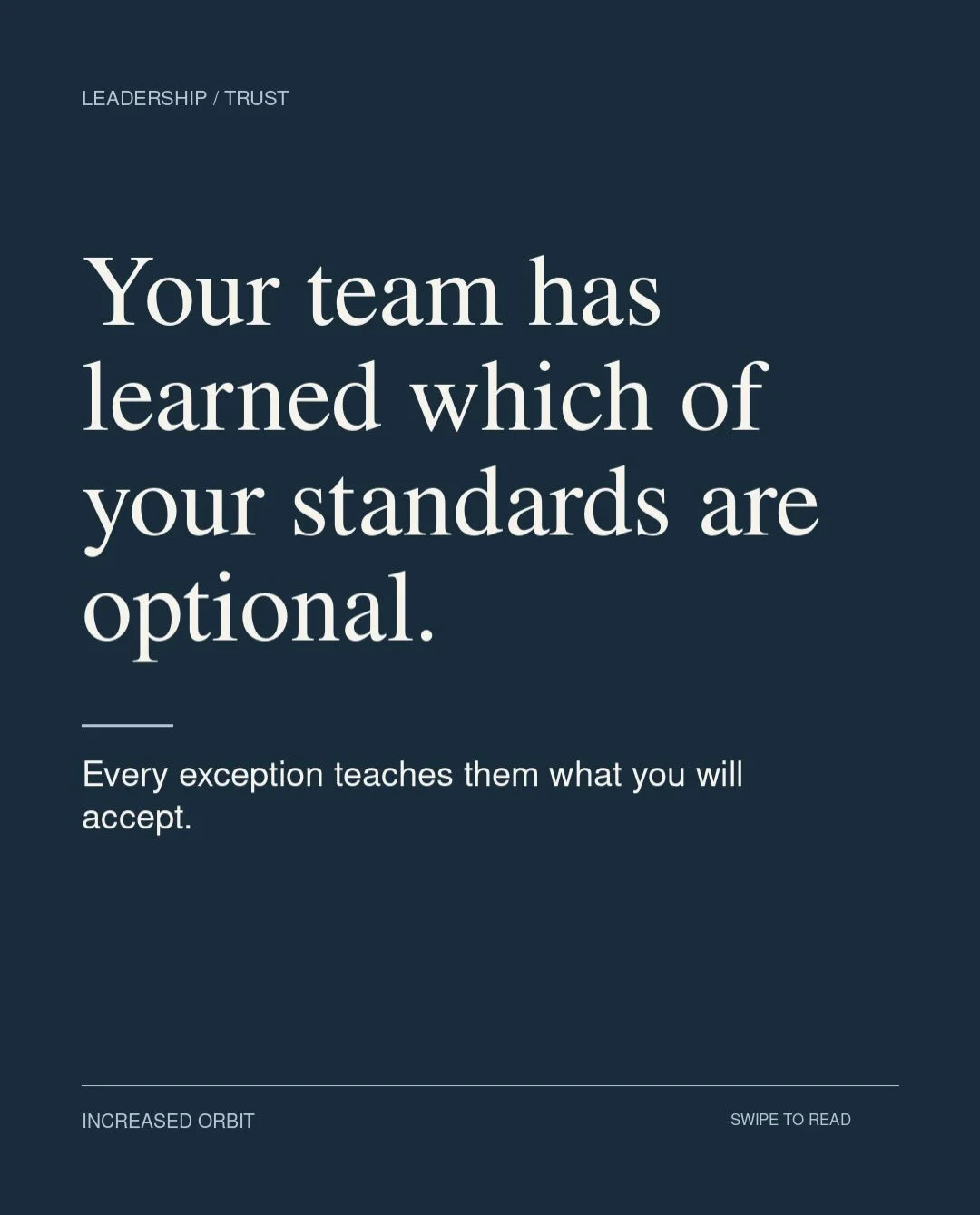 Want to make me crazy? Complain about your team, then tell me you haven&rsquo;t actually talked to them about what&rsquo;s bothering you.

&ldquo;They should know by now&rdquo; is something I hear a lot. Maybe they should, but have you had the conver