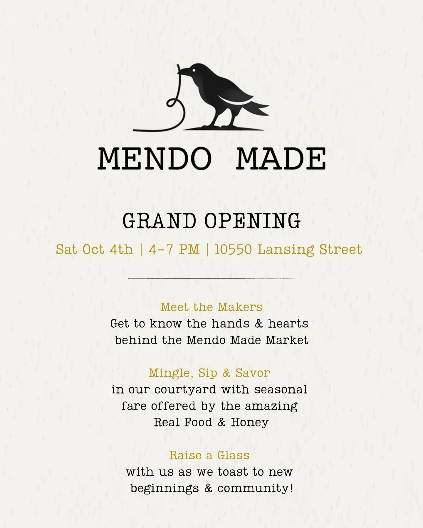 So grateful to be apart of this incredible community project on the Mendo Coast! Follow @mendomademarket for all the updates and please be sure to join us this Saturday for our opening weekend party!