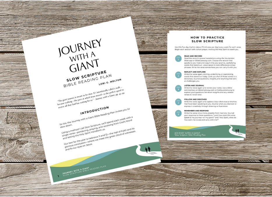 Journey with a Giant Bible Reading Plan--When a Frustration Becomes a Gift