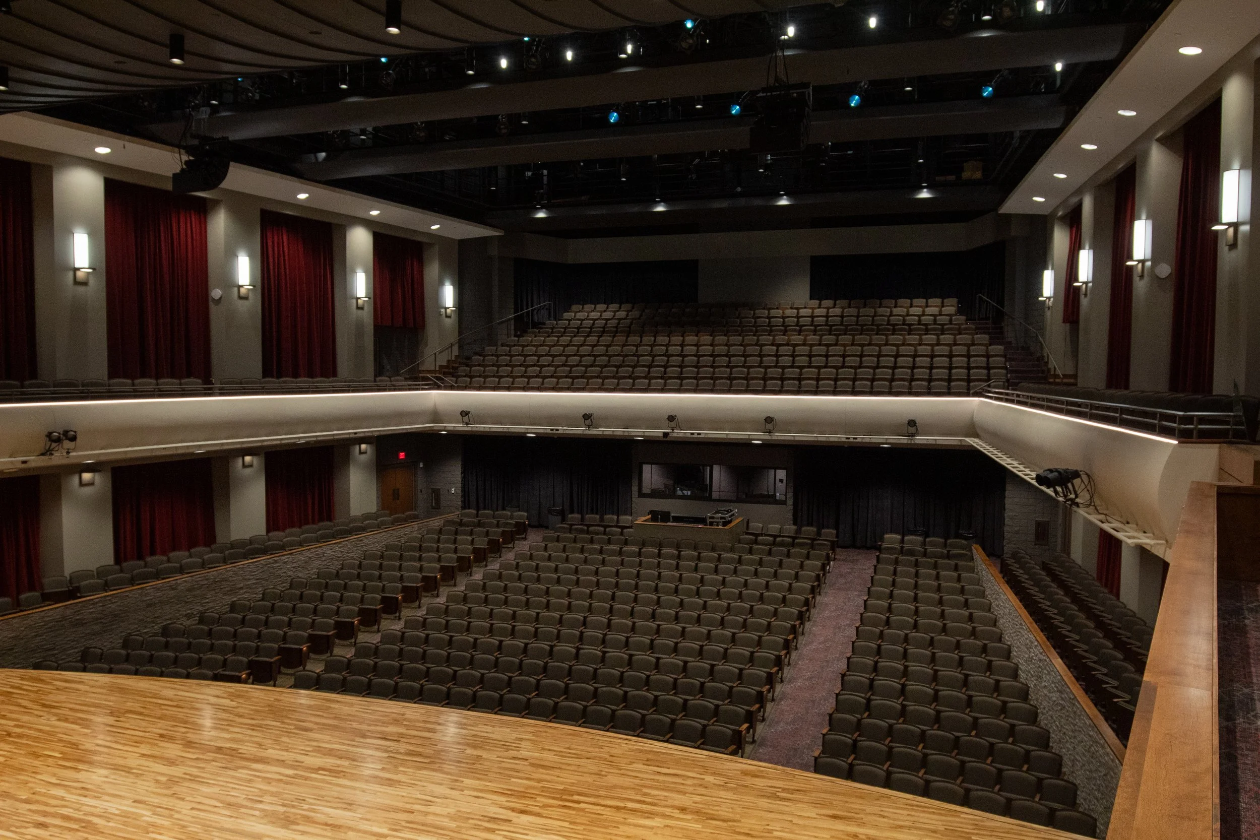Randy Owen Performing Arts Center at Jacksonville State University in Jacksonville, Alabama built and remodeled by P&C Construction.