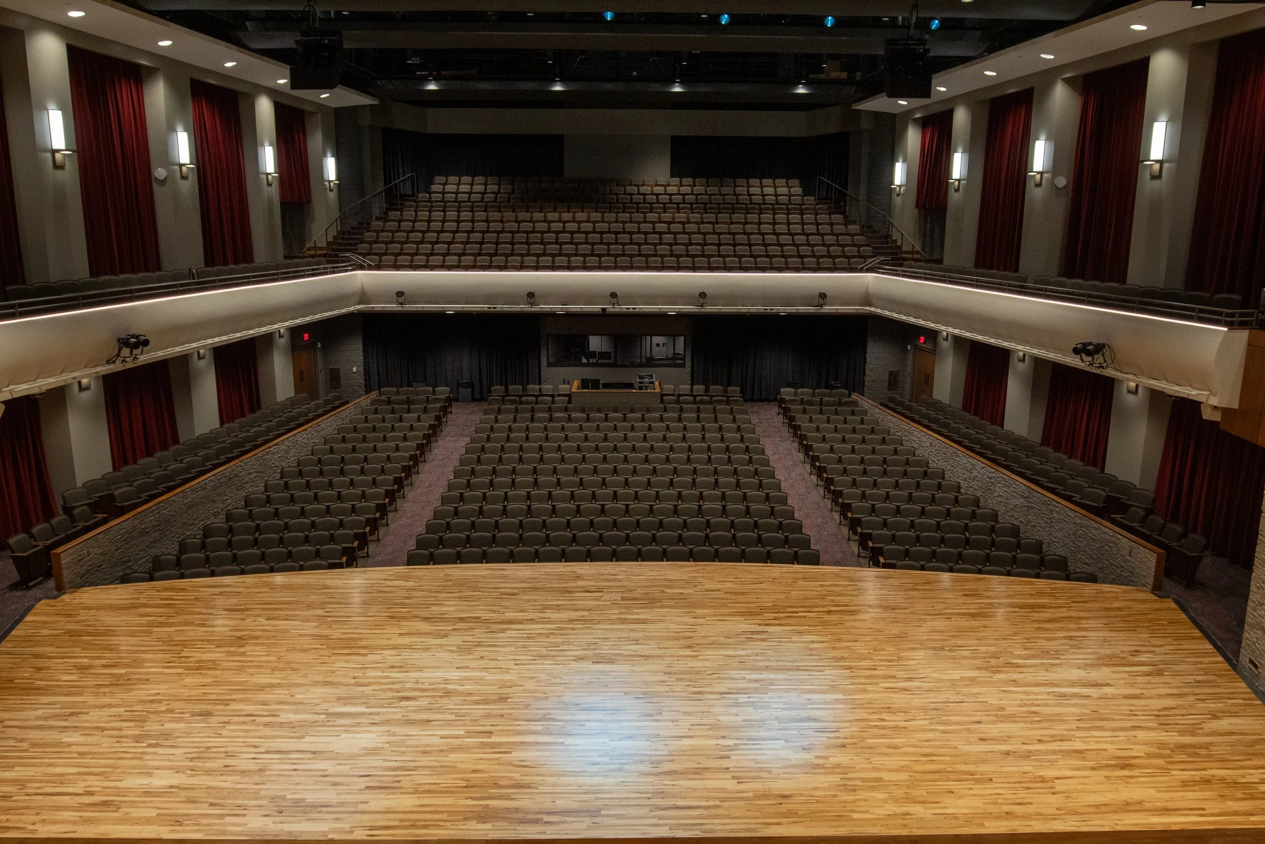 Randy Owen Performing Arts Center at Jacksonville State University in Jacksonville, Alabama built and remodeled by P&C Construction.