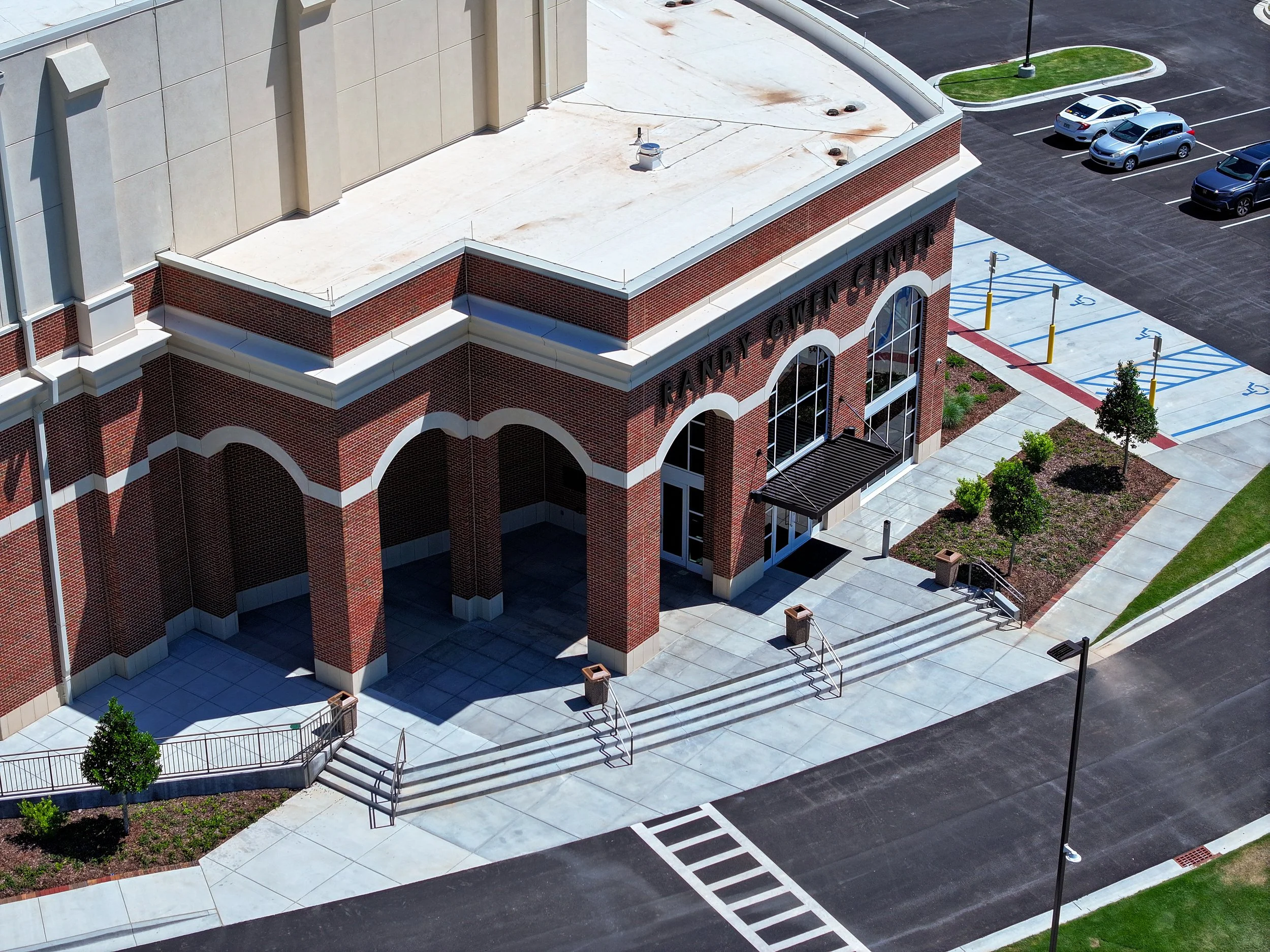 Randy Owen Performing Arts Center at Jacksonville State University in Jacksonville, Alabama built and remodeled by P&C Construction.